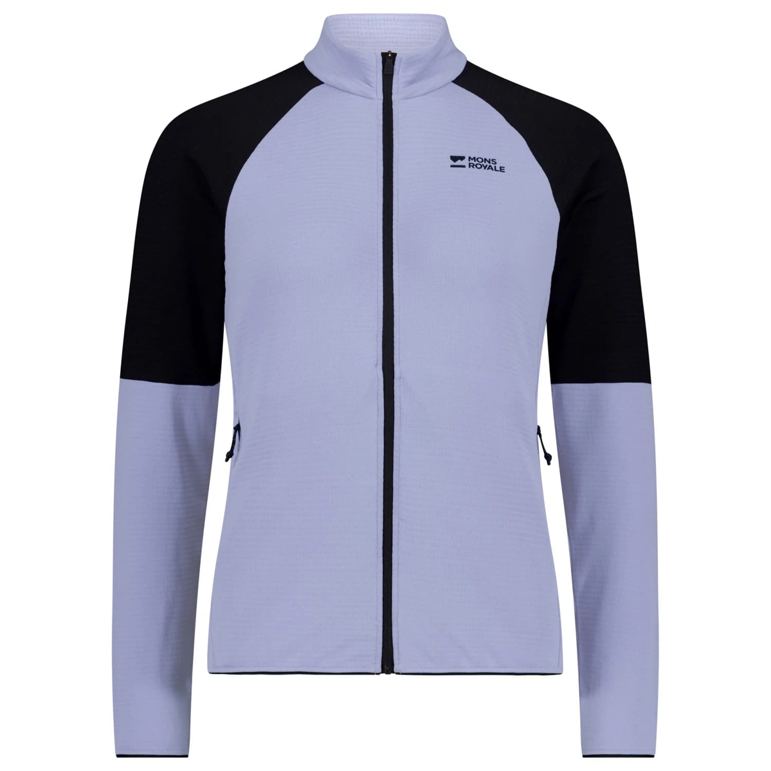 Дамско вълнено яке Mons Royale Women's Quad Merino Fleece Jacket Merino jacket - Skyline / Black