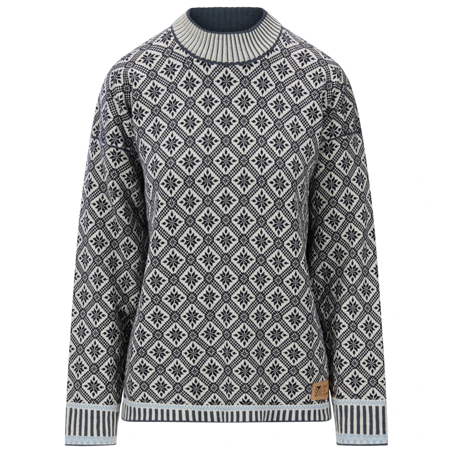 Вълнен пуловер Dale of Norway Women's Langøy Sweater Merino jumper - Marine / Offwhite