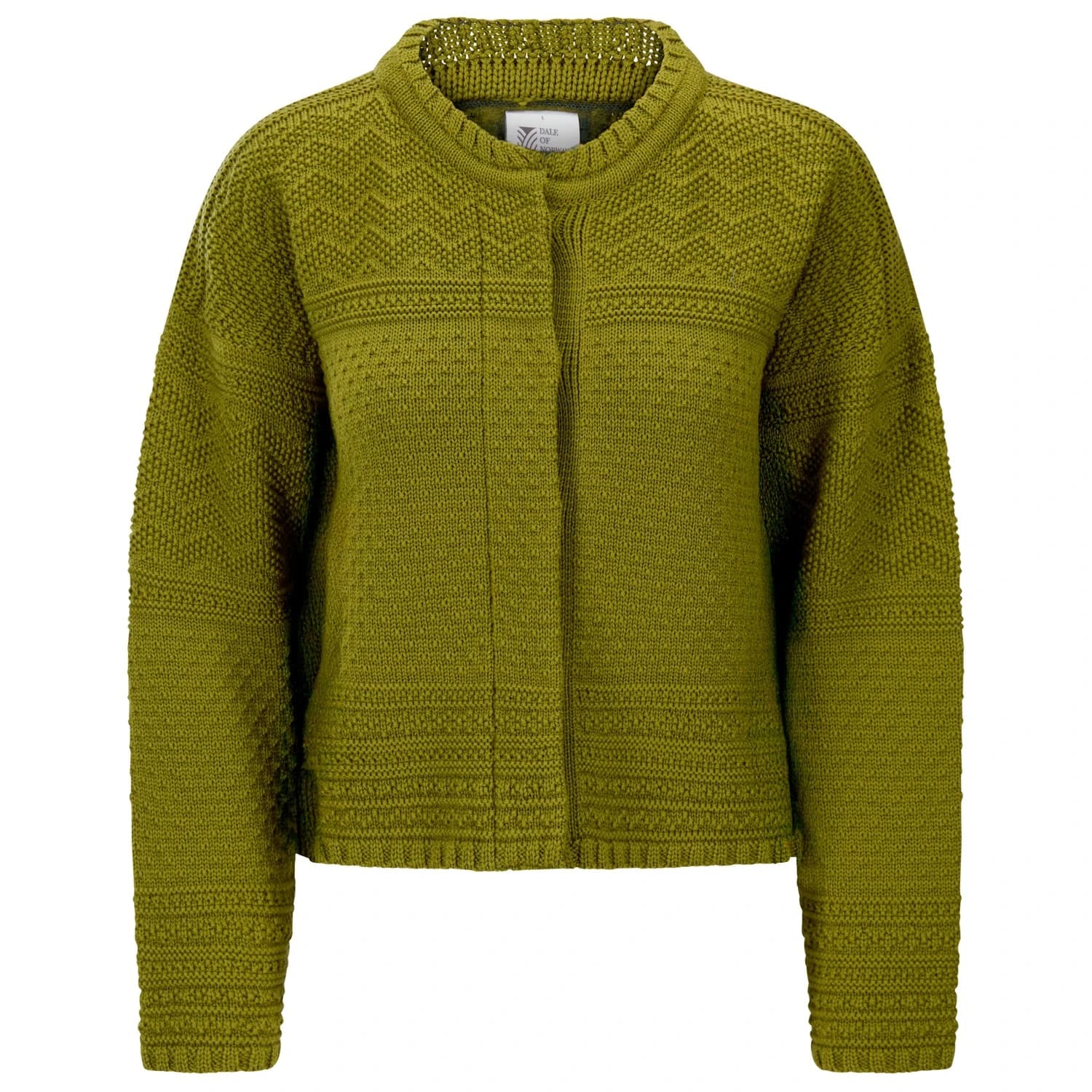 Вълнено яке Dale of Norway Women's Lusa Cardigan Merino jacket - Alum Green