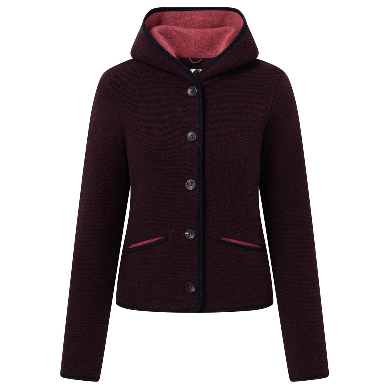 Дамско вълнено яке STAPF Women's Malwina Wool jacket - Cabernet