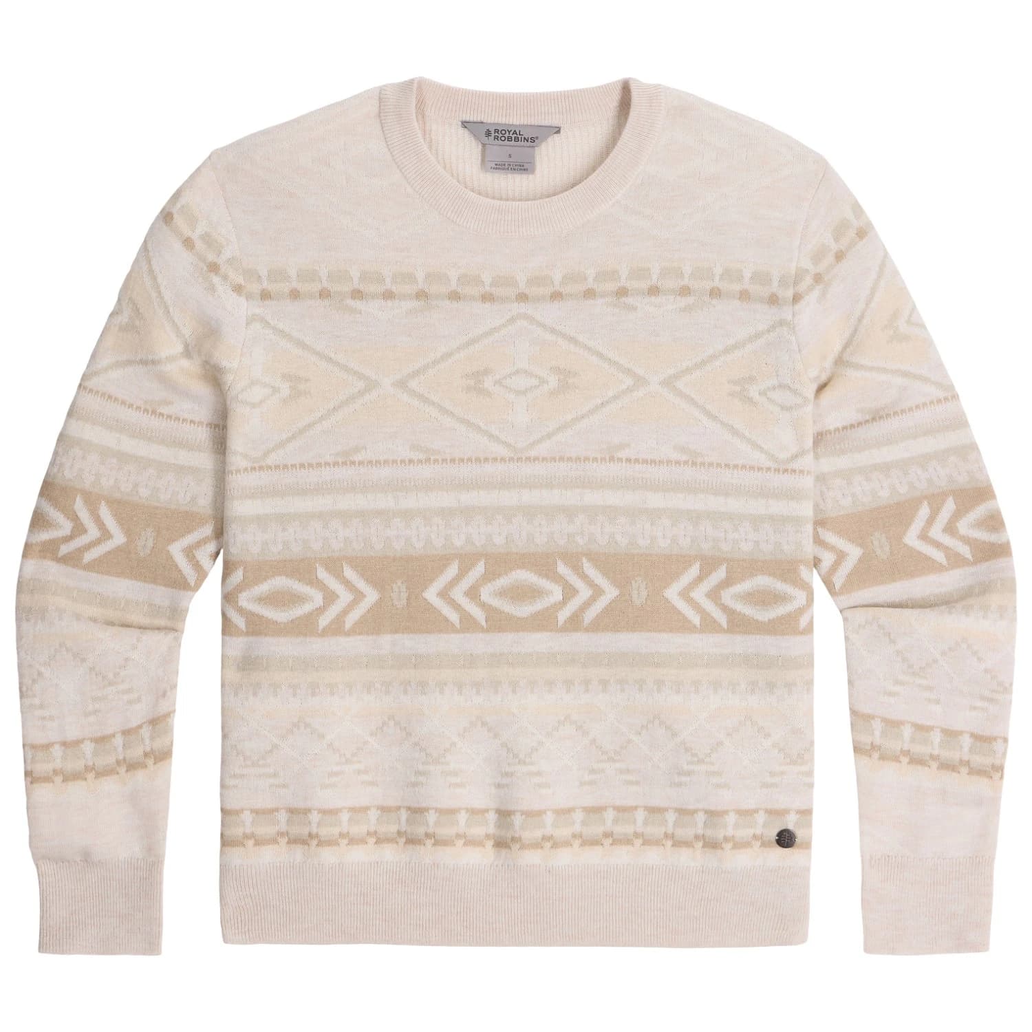 Вълнен пуловер Royal Robbins Women's Westlands Pullover Merino jumper - Chalk Htr Acacia Pt