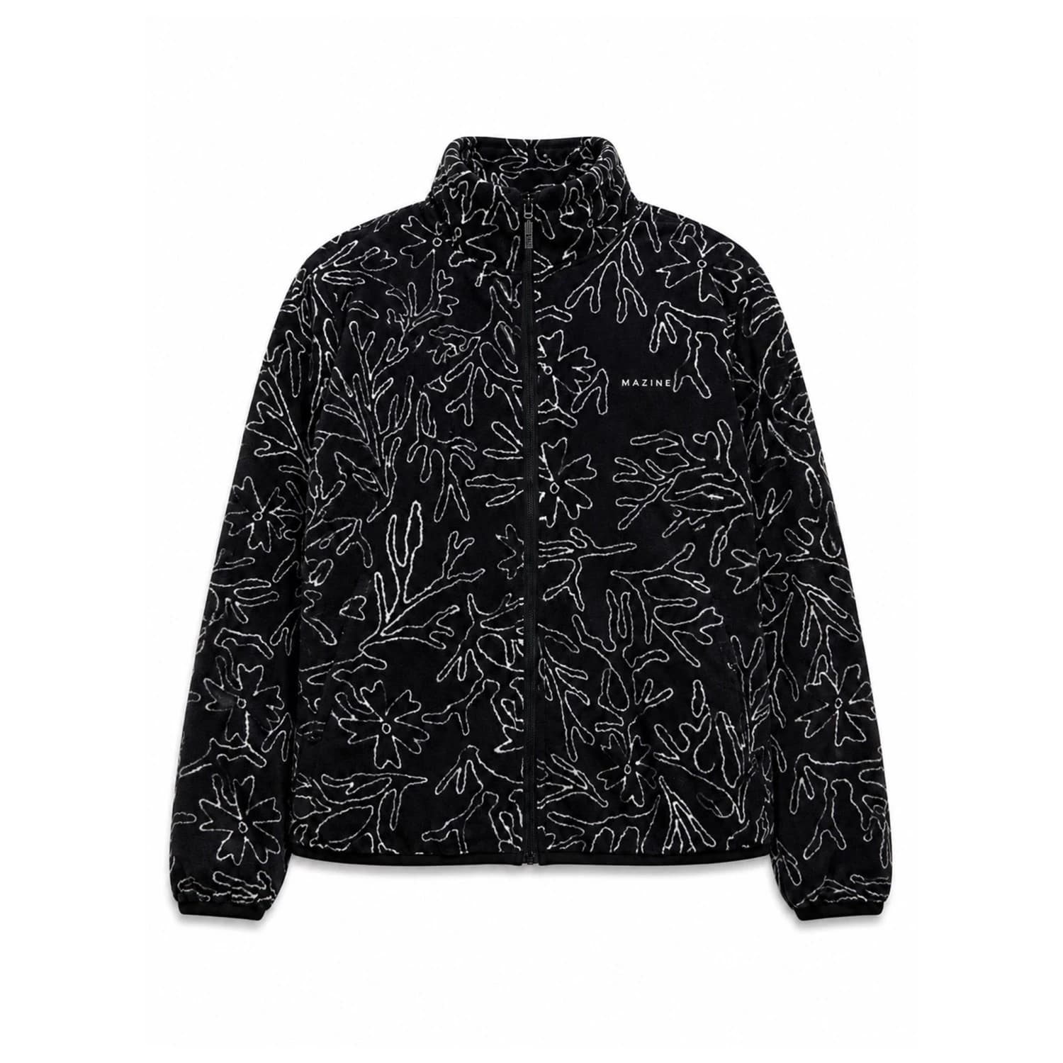 Дамско поларено яке Mazine Women's Printed Fleece Zip Jacket Fleece jacket - Black / Branches