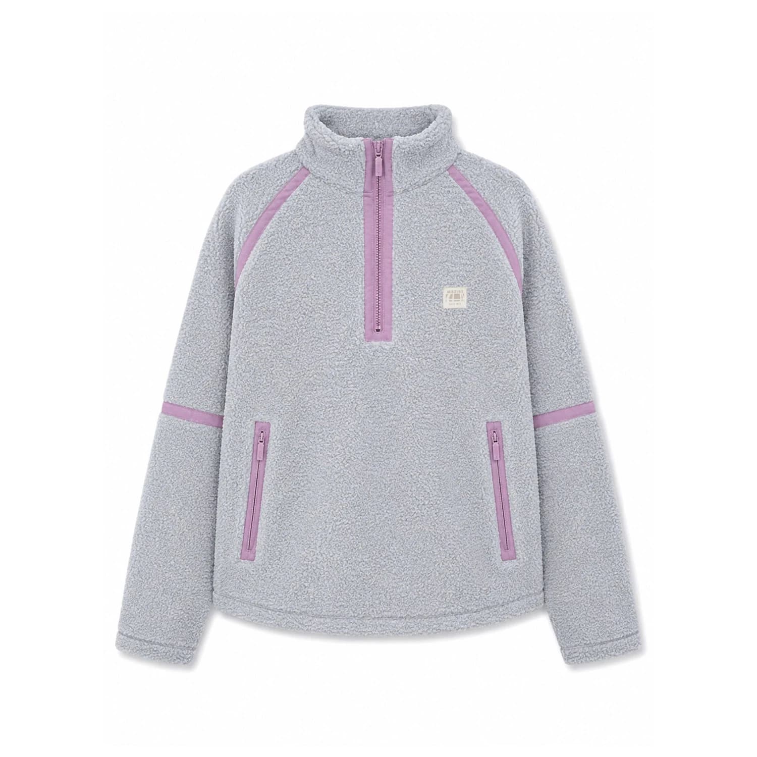 Дамско поларено яке Mazine Women's Sherpa Half-Zip Fleece jacket - Ice Blue