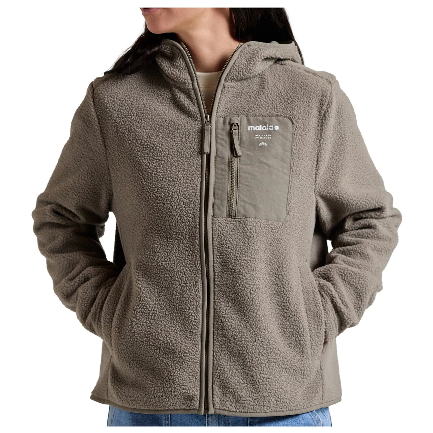 Поларено яке Maloja Women's ArollaM. Fleece jacket - Warm Shadow