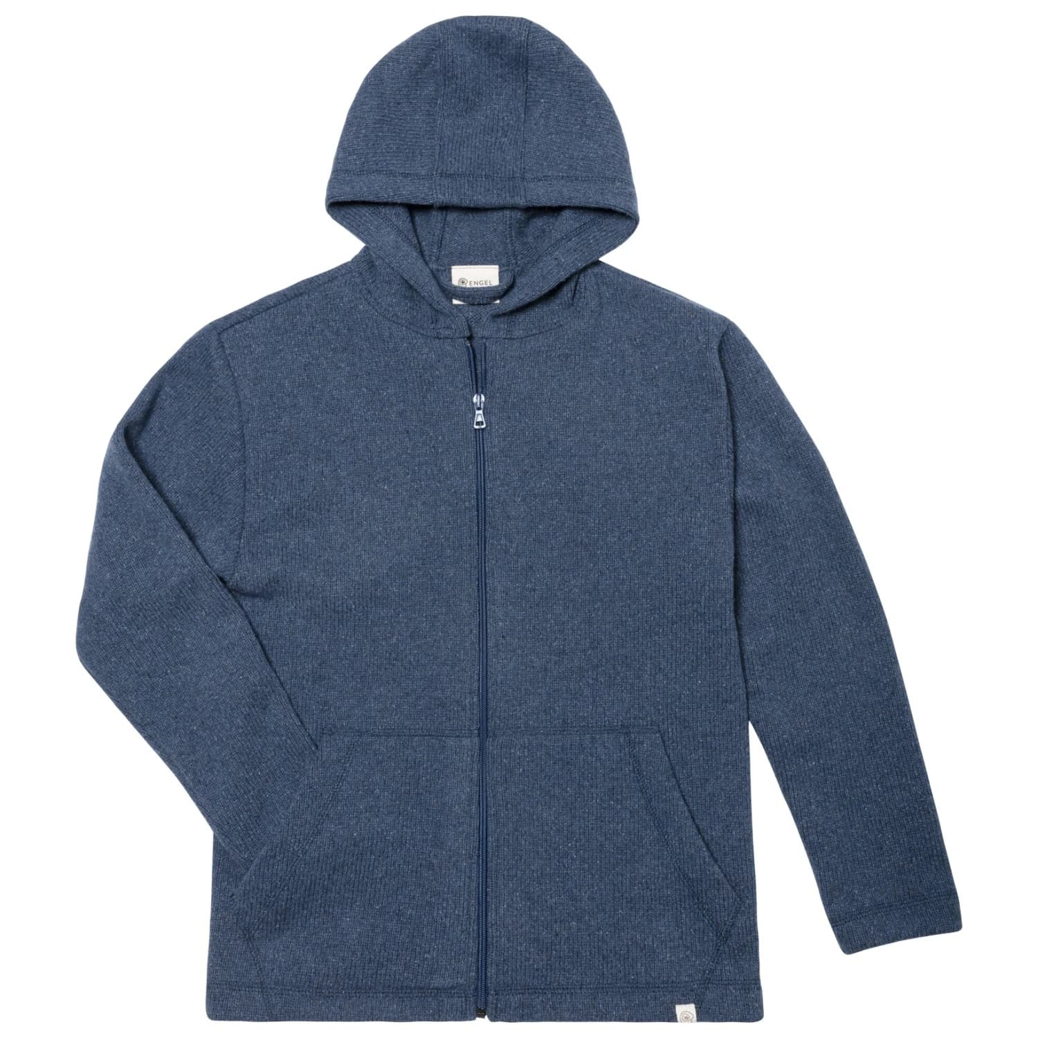 Дамско вълнено яке Engel Women's Kapuzenjacke Merino jacket - Ozean