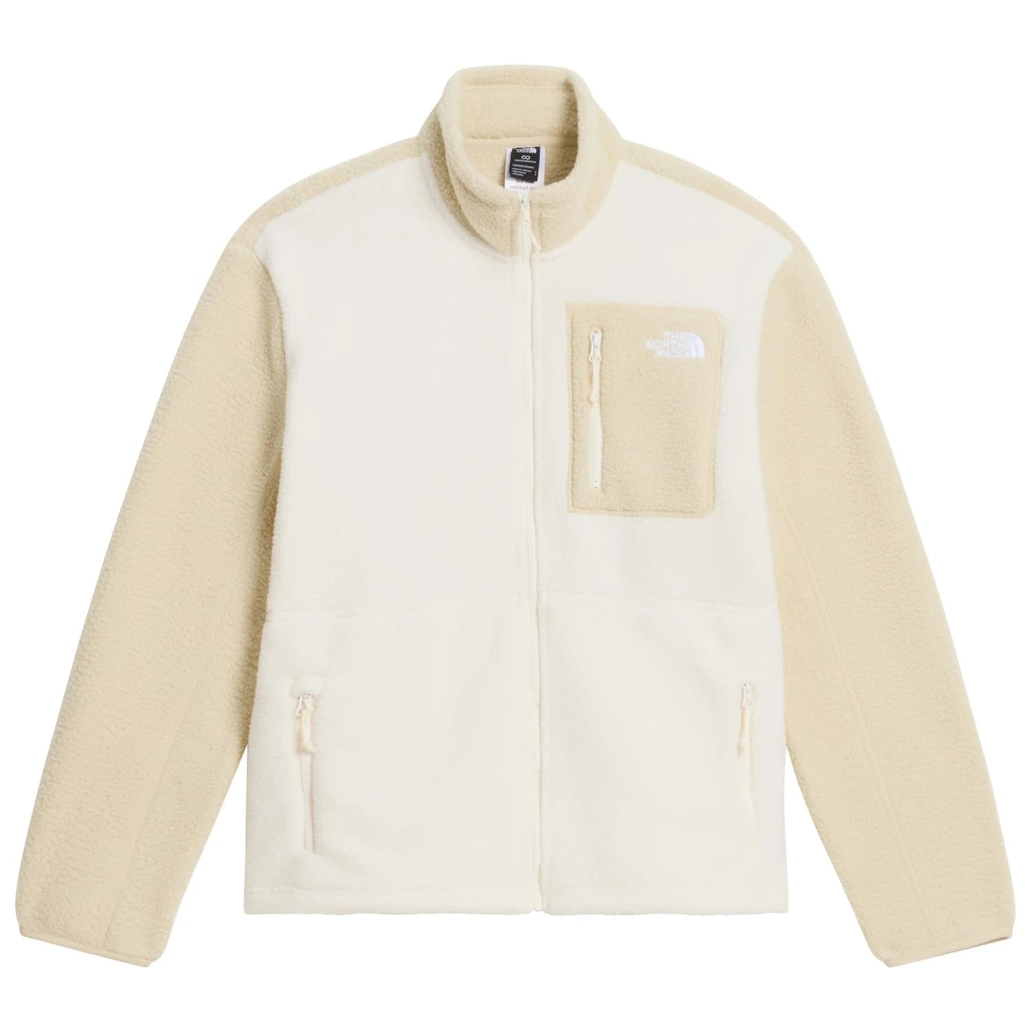 Дамско поларено яке The North Face Women's Yumiori Full Zip Fleece jacket - White Dune / Desert Stone