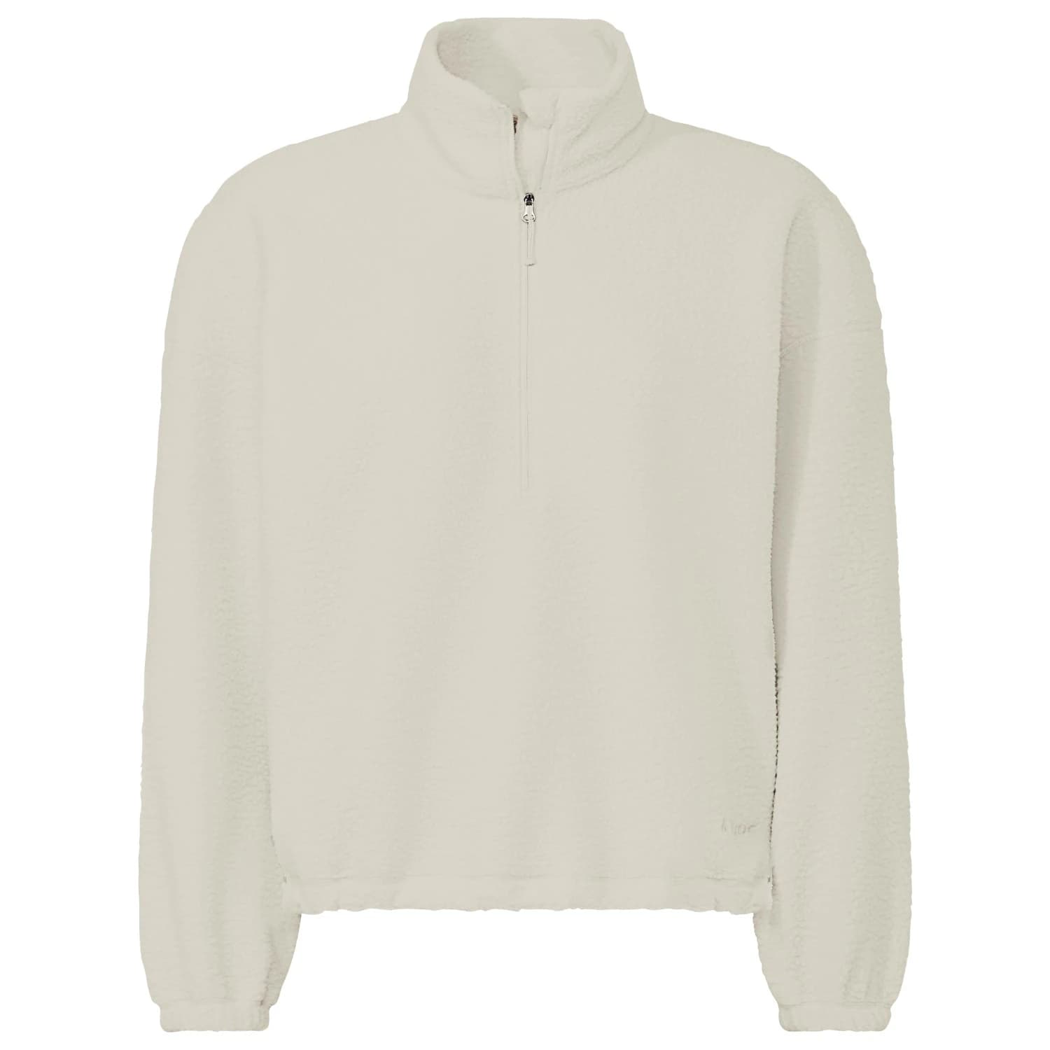 Дамски поларен пуловер Vaude Women's Najun Half Zip Fleece Fleece jumper - Ecru