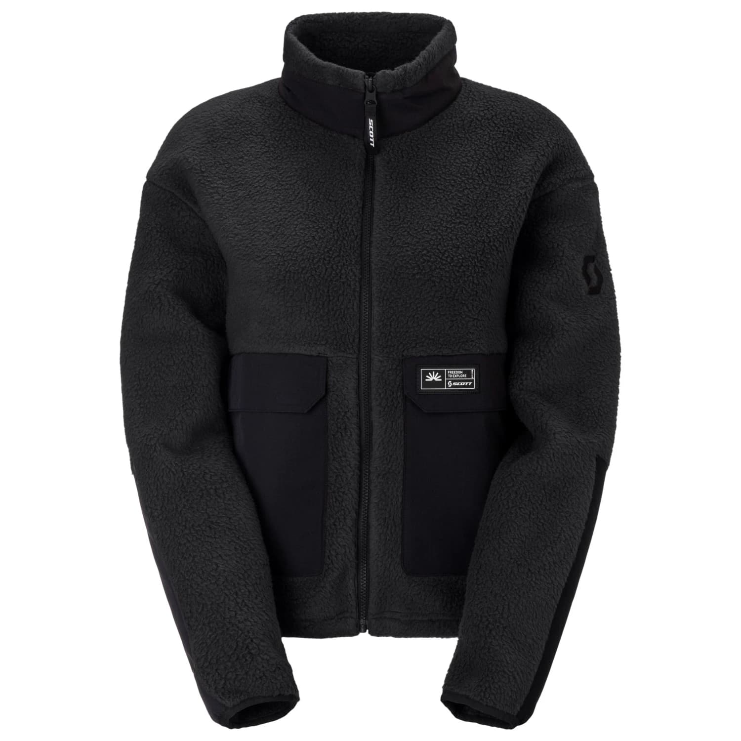 Дамско поларено яке Scott Women's Jacket Escape Heritage Pile Fleece jacket - Black