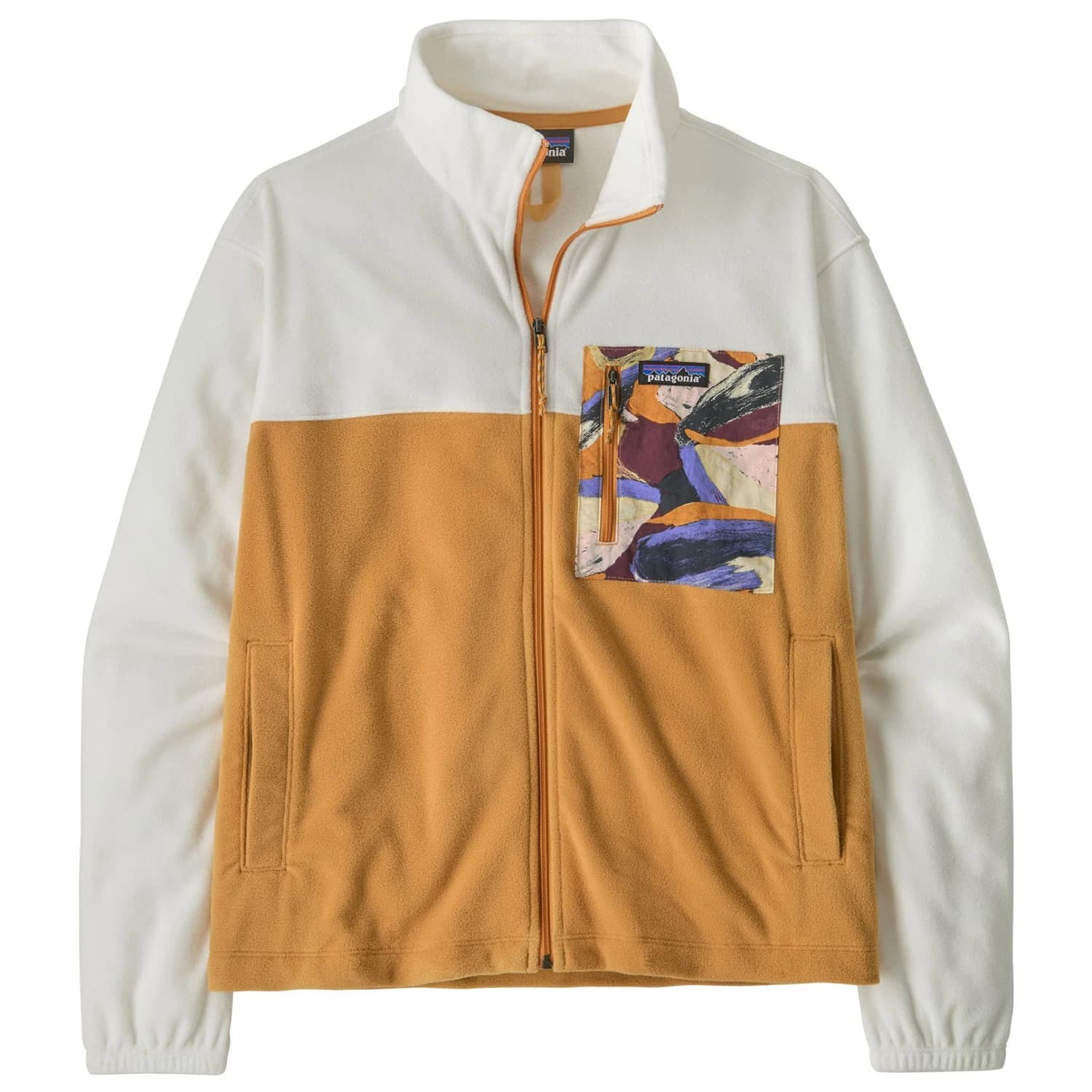 Дамско поларено яке Patagonia Women's Micro D Patch Pocket Jacket Fleece jacket - Dried Mango
