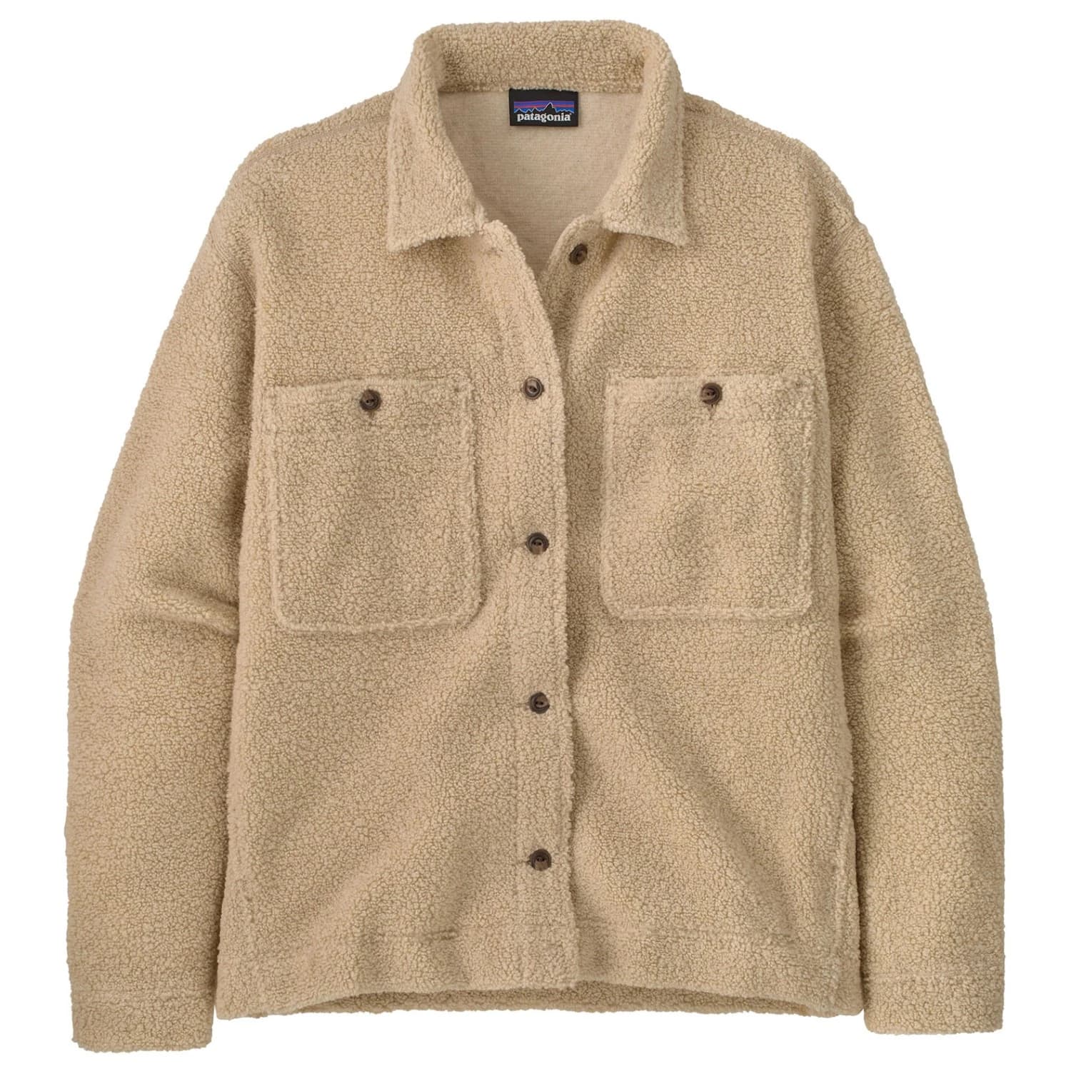 Дамско вълнено яке Patagonia Women's Reclaimed Sweater Shirt Jacket Casual jacket - Dark Natural