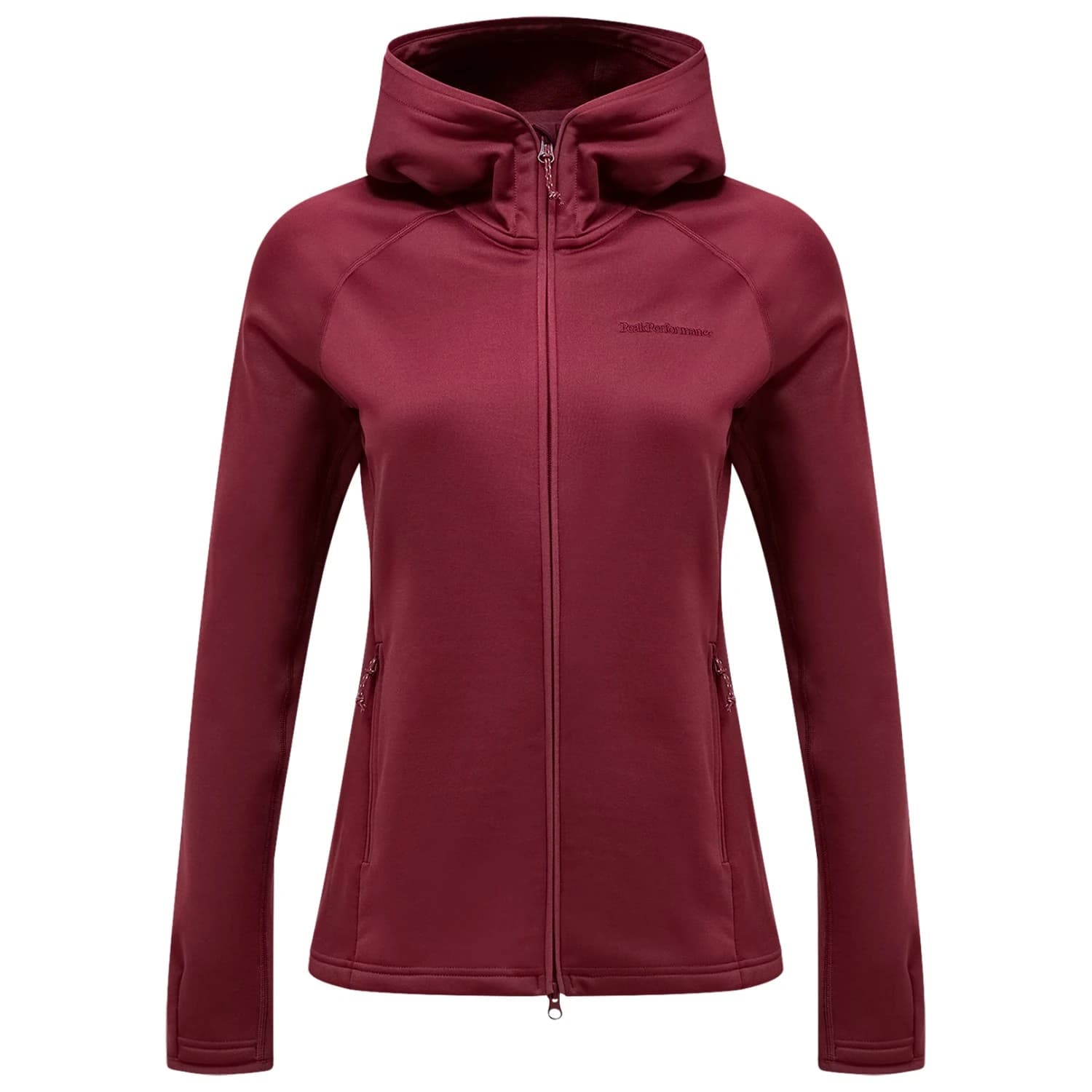 Поларено яке Peak Performance Women's Midlayer Zip Hood Fleece jacket - Porto