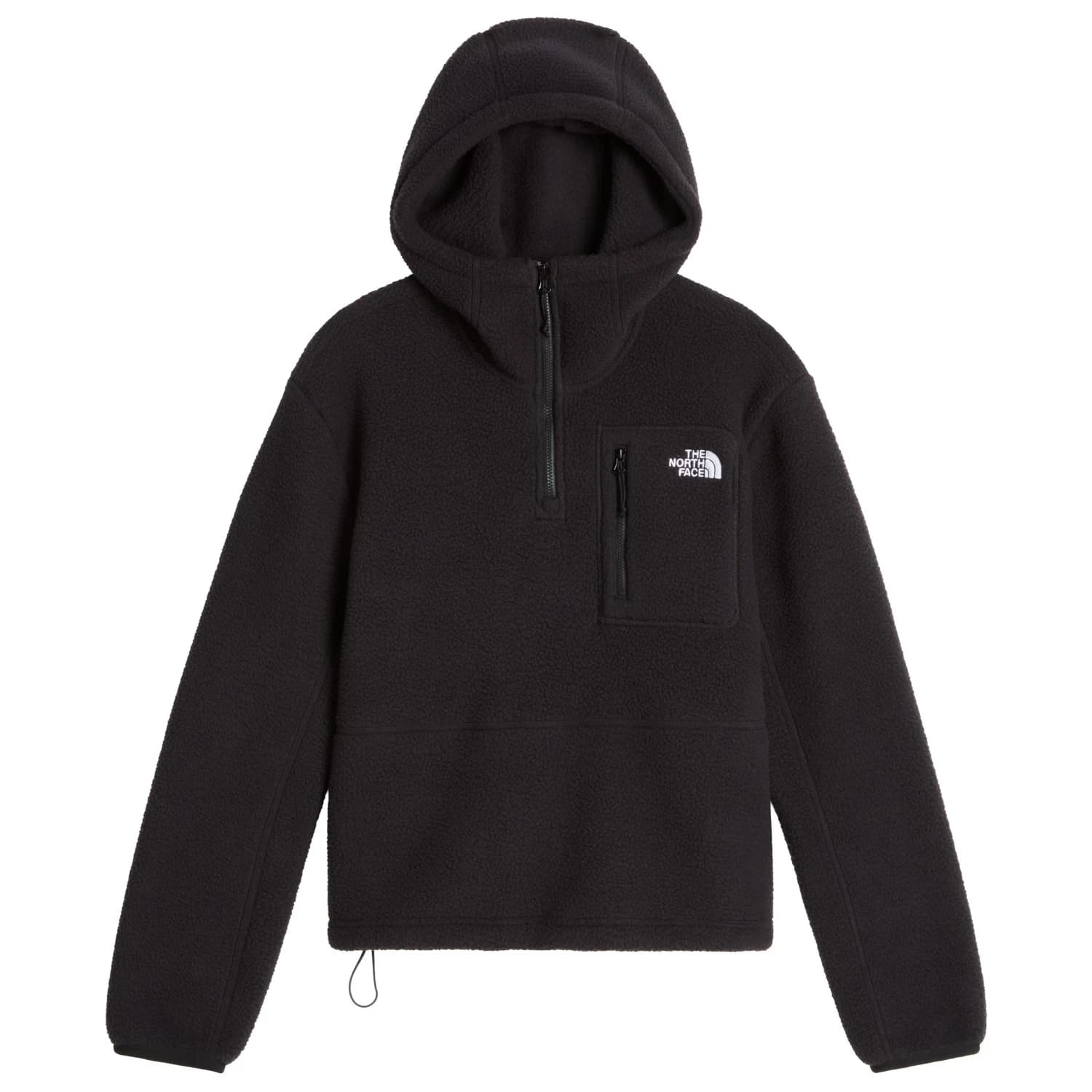 Дамски поларен пуловер The North Face Women's Yumiori 1/4 Zip Hood Novelty Fleece jumper - TNF Black
