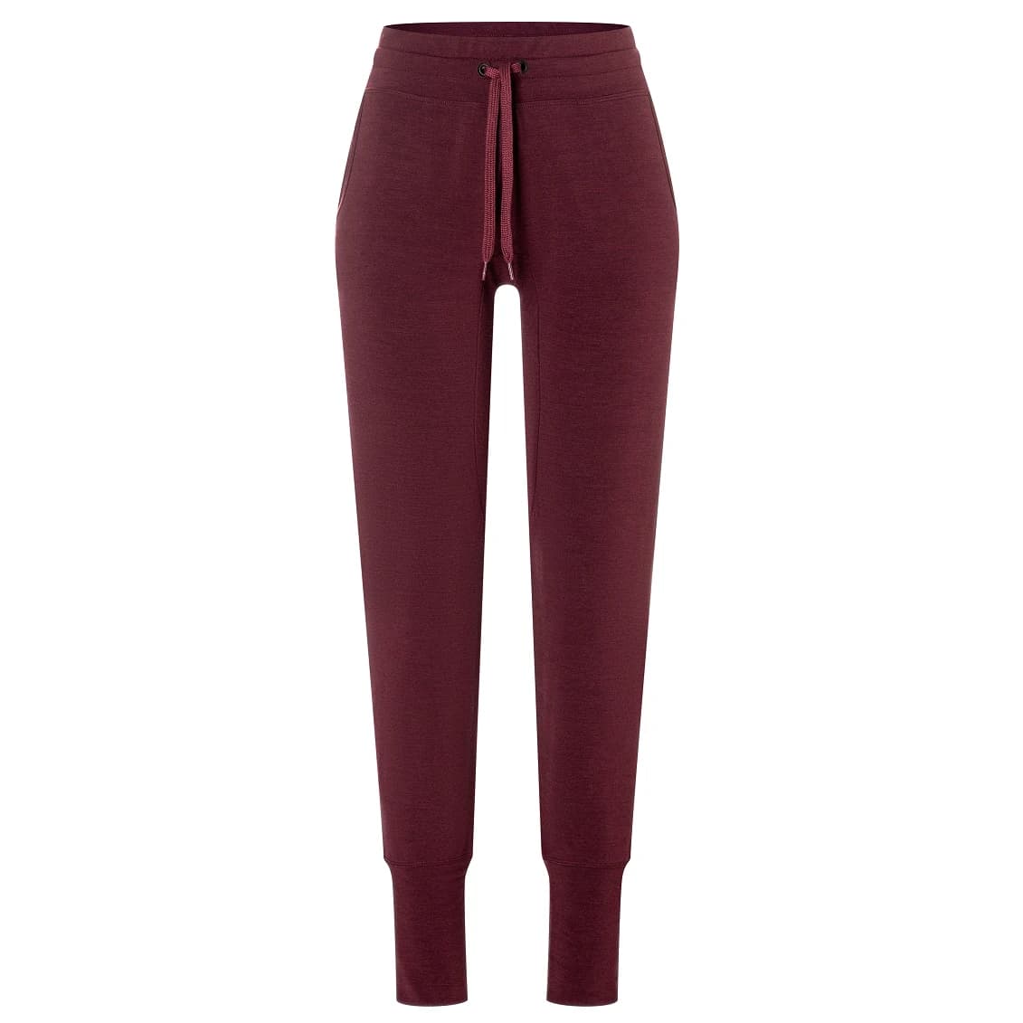 Дамски анцунг долнище super.natural Women's Essential Cuffed Pant Tracksuit trousers - Wine Tasting