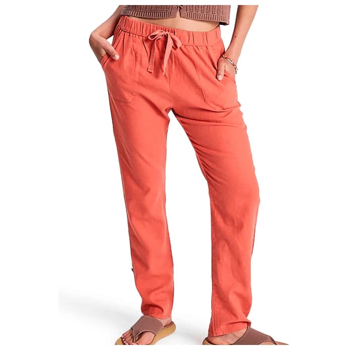 Дамски ежедневен панталон Roxy Women's On The Seashore Linen Cargo Trousers Casual trousers - Apricot Brandy