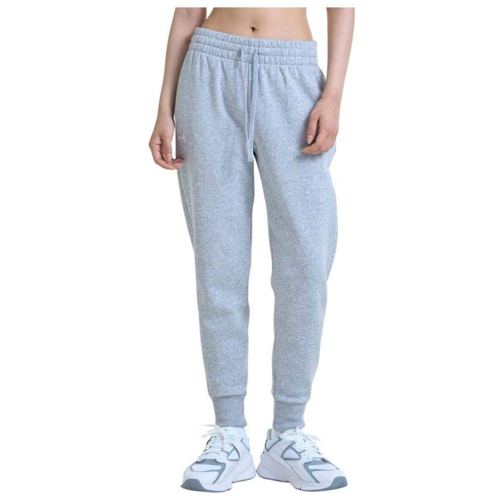 Дамски анцунг долнище Under armour Women's Rival Fleece Jogger Tracksuit trousers - Mod Gray Light Heather / White