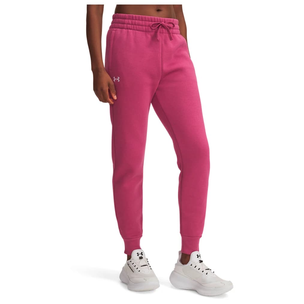 Дамски анцунг долнище Under armour Women's Rival Fleece Jogger Tracksuit trousers - Fuchsia Dusk