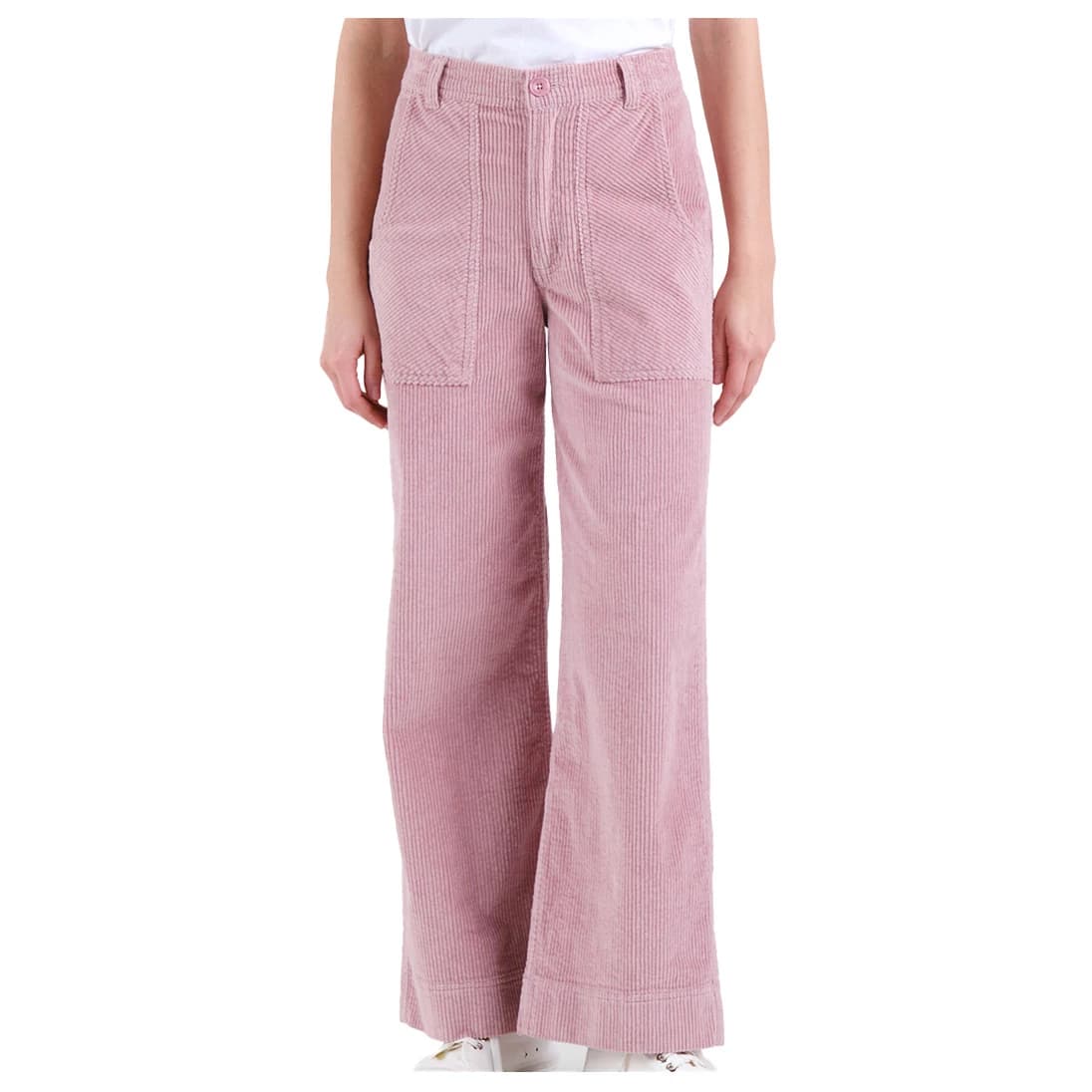 Дамски ежедневен панталон Dedicated Women's Workwear Pants Vara Corduroy Casual trousers - Lilas Pink