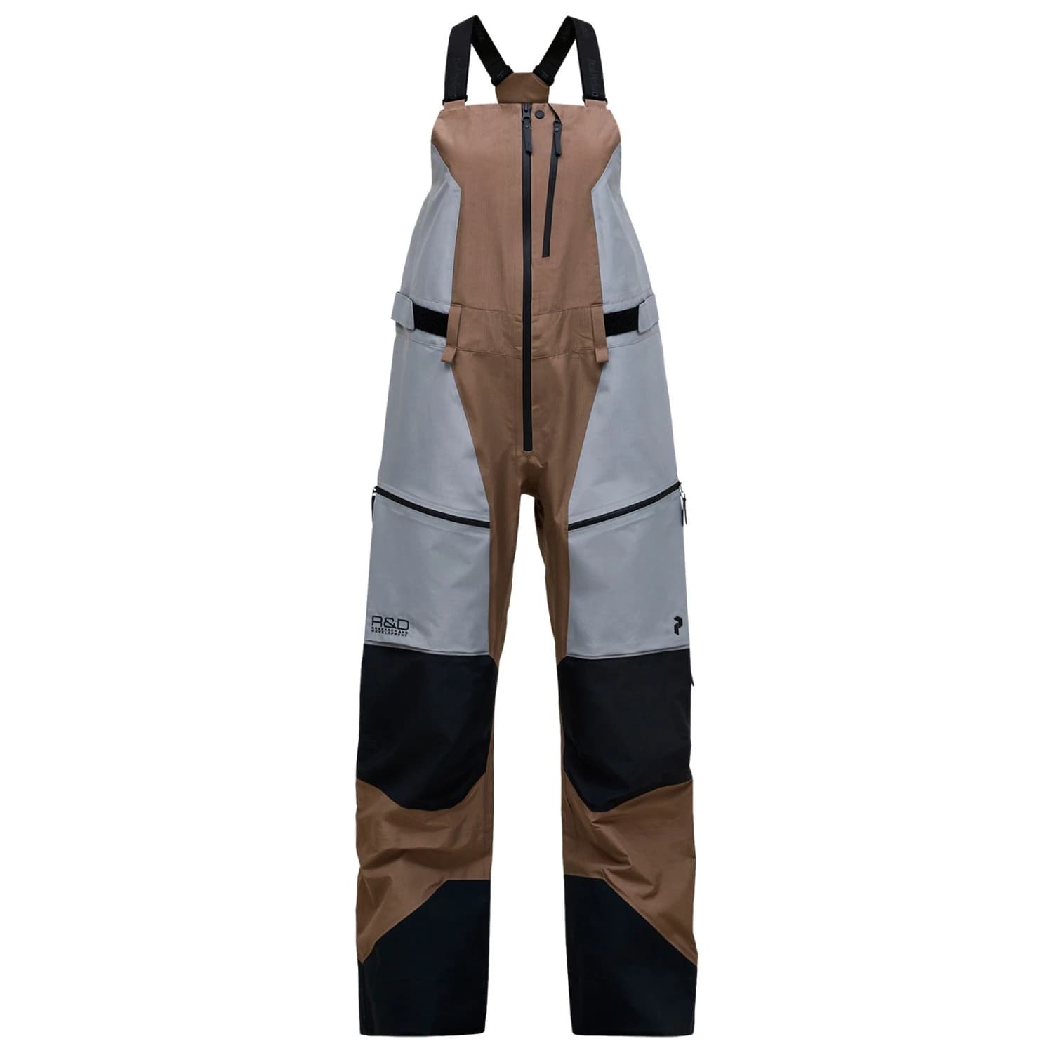 Ски панталон Peak Performance Women's Vertical GORE-TEX Pro Bib Pants Ski trousers - Terrain Tan / Light Grey