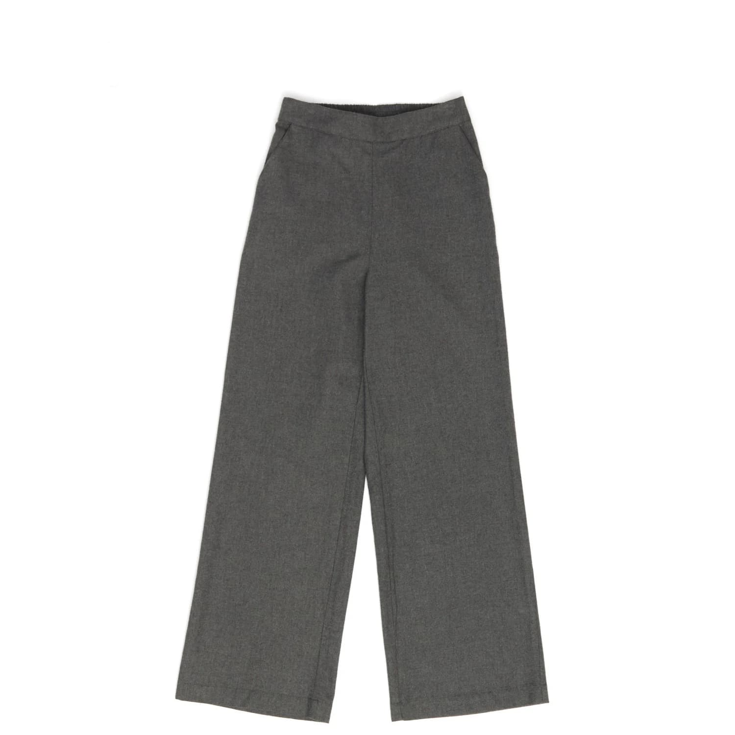 Дамски ежедневен панталон Mazine Women's Wide Leg Flannel Pants Casual trousers - Anthracite Melange
