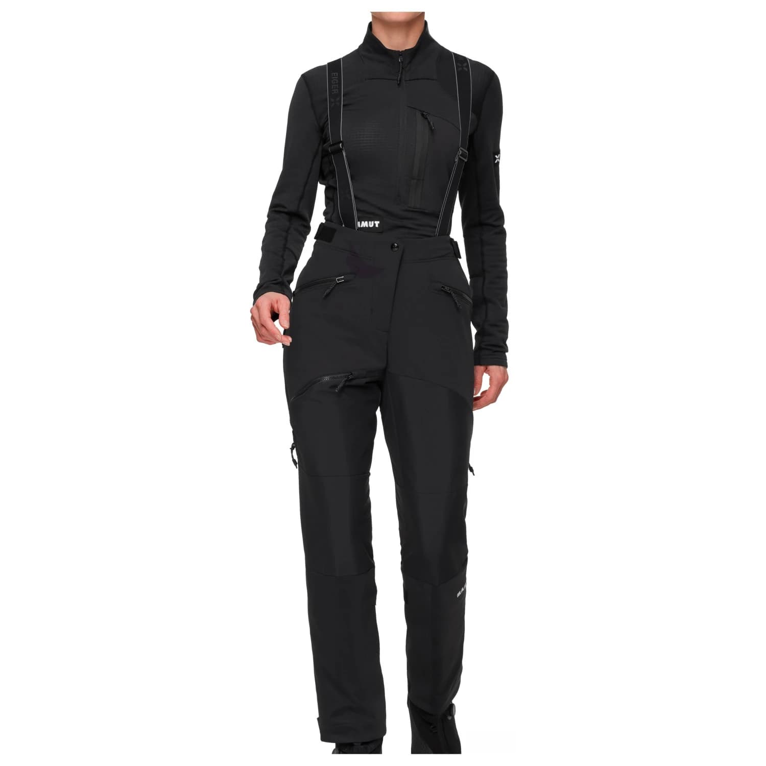 Дамски алпийски панталон Mammut Women's Eiger Nordwand Pro Softshell Pants Mountaineering trousers - Black