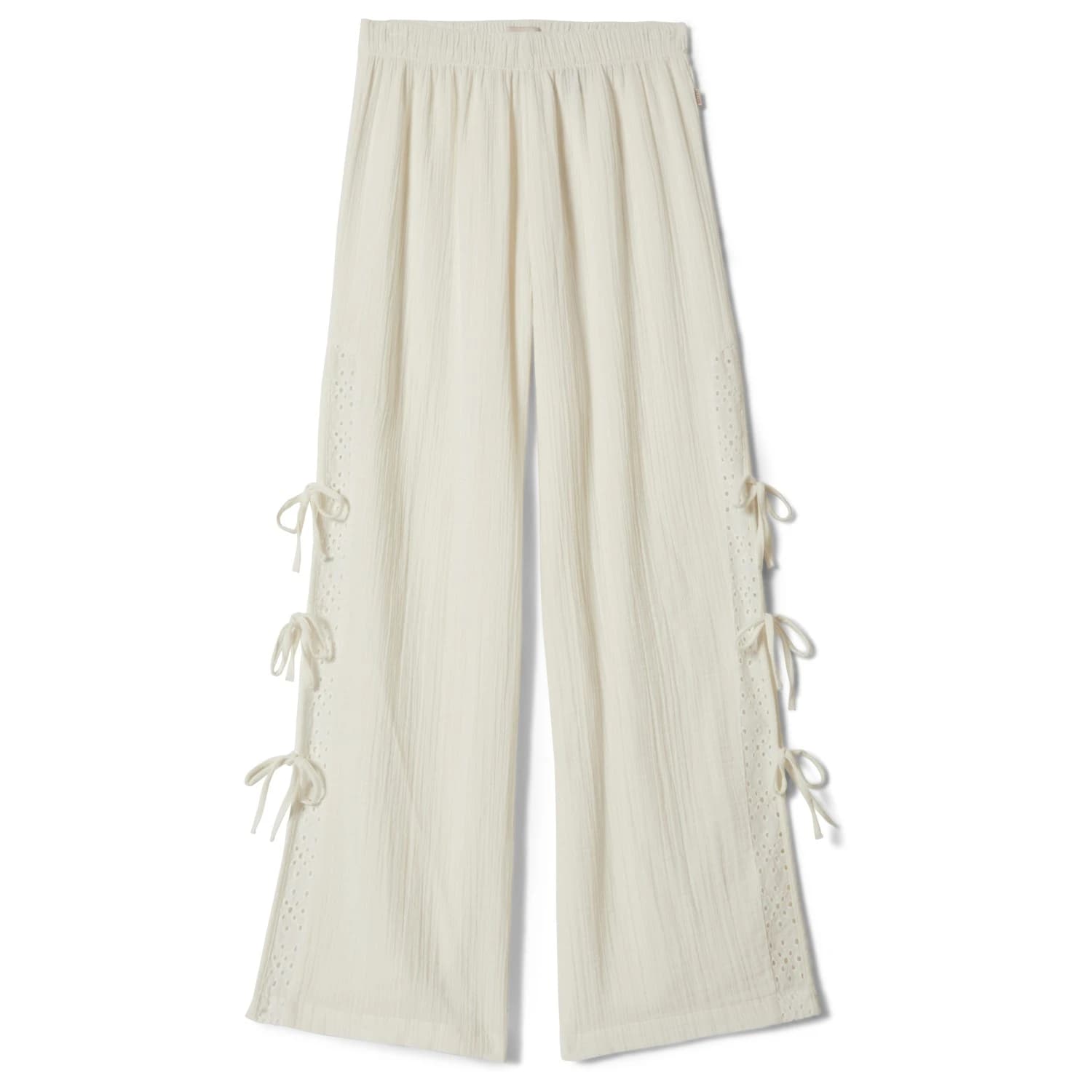 Дамски ежедневен панталон Brixton Women's Seaside Eyelet Wide Leg Pant Casual trousers - Off White Eyelet