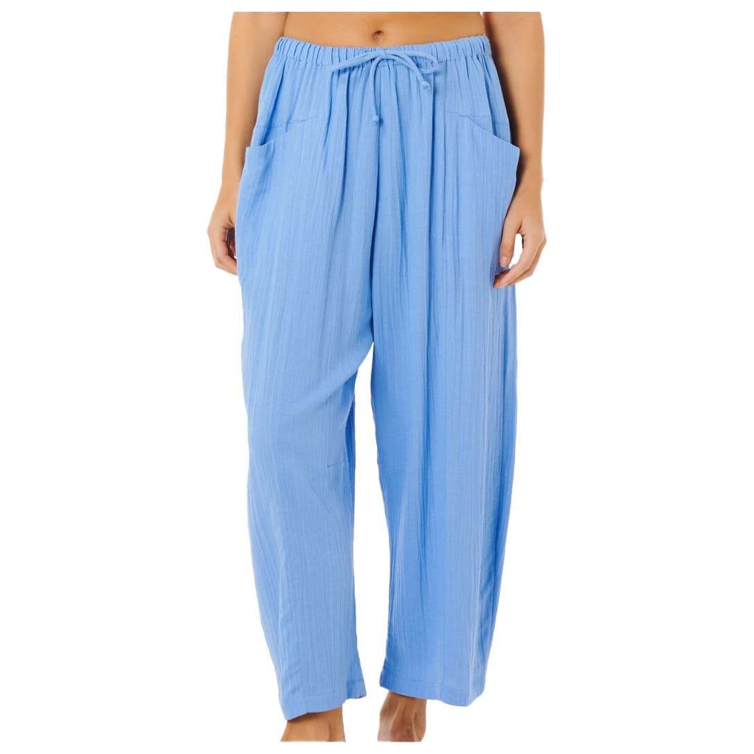Дамски ежедневен панталон Rip curl Women's Premium Holiday Barrel Pant Casual trousers - Cornflower Blue