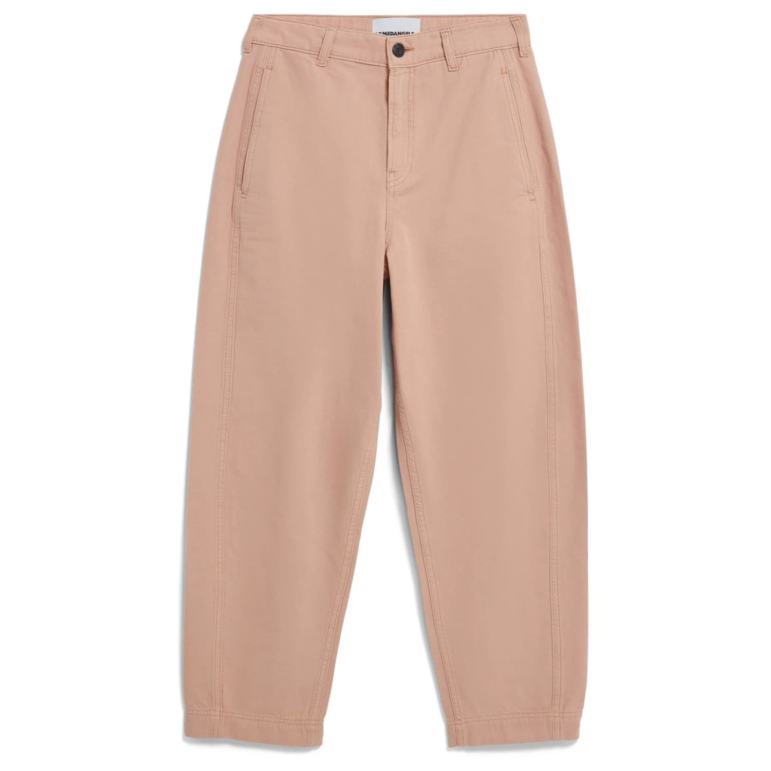Дамски ежедневен панталон ARMEDANGELS Women's Workwear Canvas Barrel Pant Casual trousers - True Camel