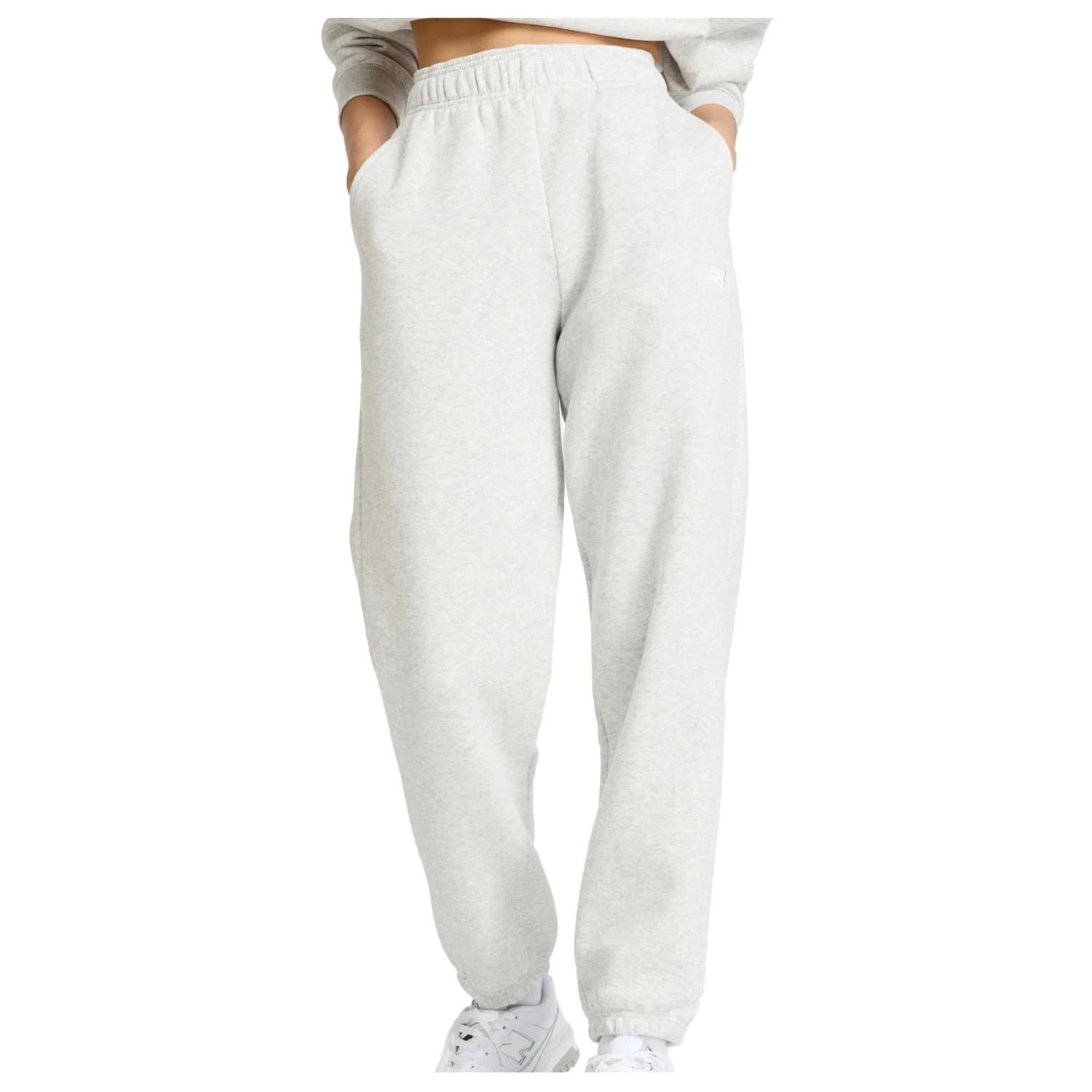 Дамски анцунг долнище New Balance Women's Sport Essentials Fleece Jogger Tracksuit trousers - Ash Heather