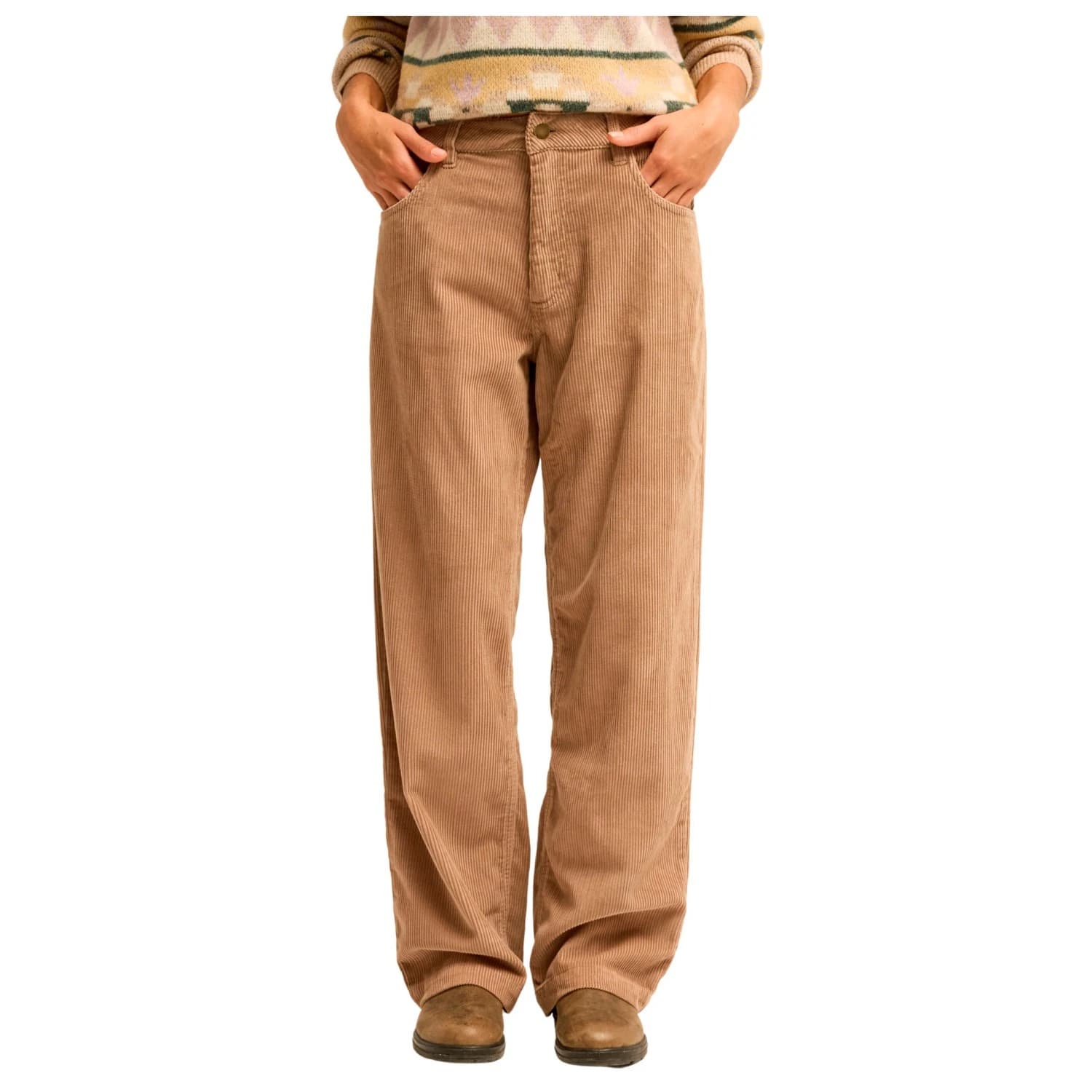 Ежедневен панталон Billabong Women's Midtown Cord Pant Casual trousers - Cobblestone