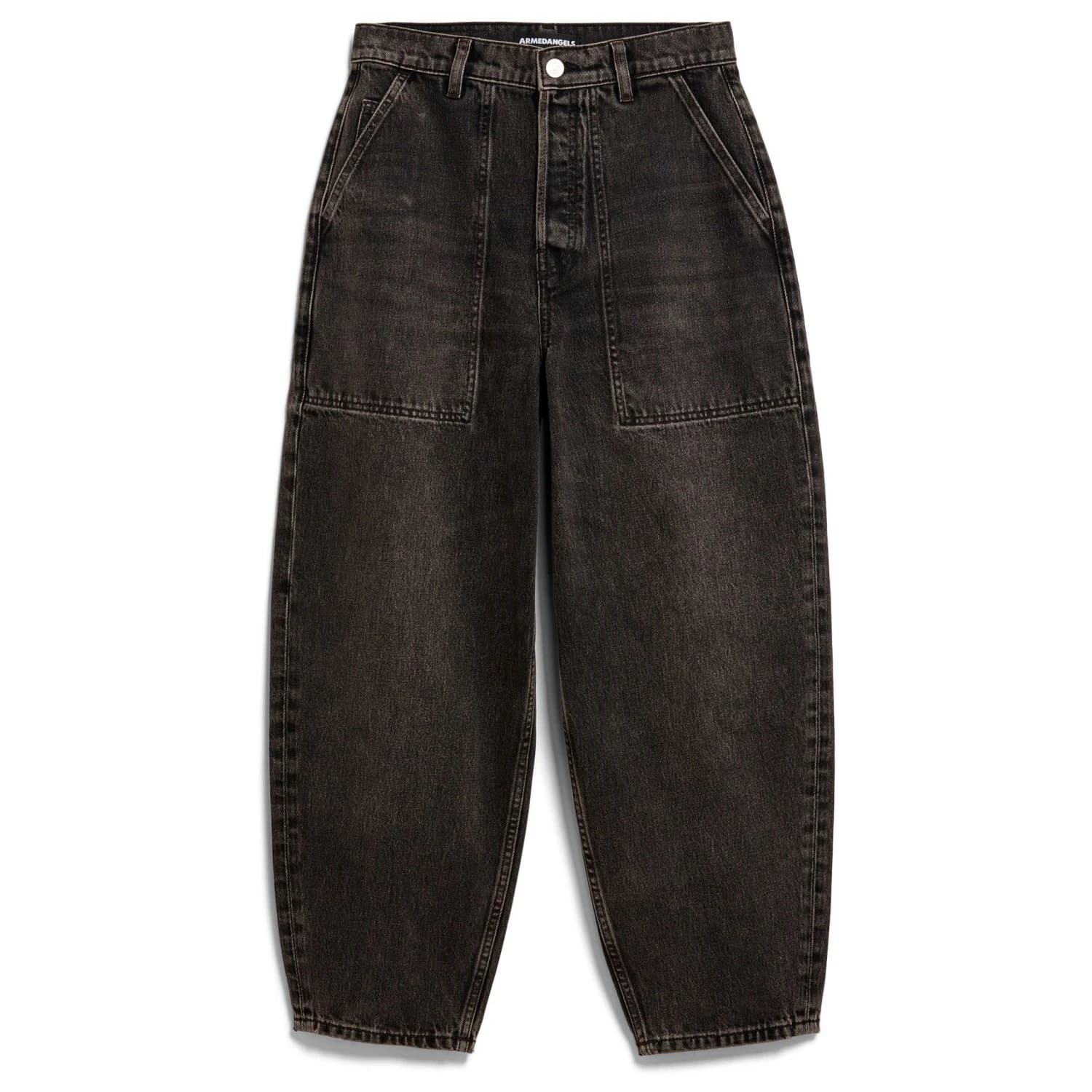 Дамски ежедневен панталон ARMEDANGELS Women's Baarly High Worker Barrel Jean Casual trousers - Nutmeg