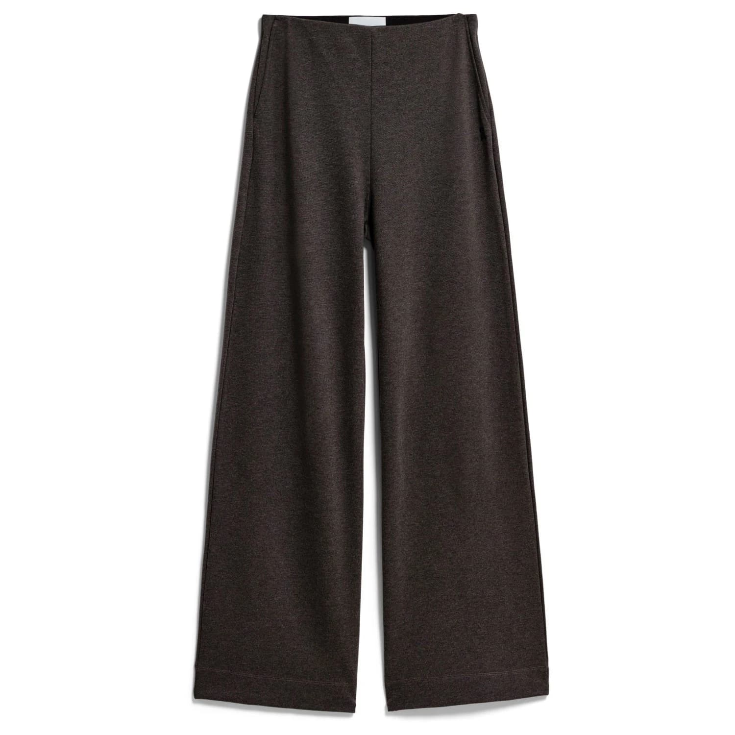 Дамски ежедневен панталон ARMEDANGELS Women's Basic Jersey Wide Leg Pant Casual trousers - Steel Melange