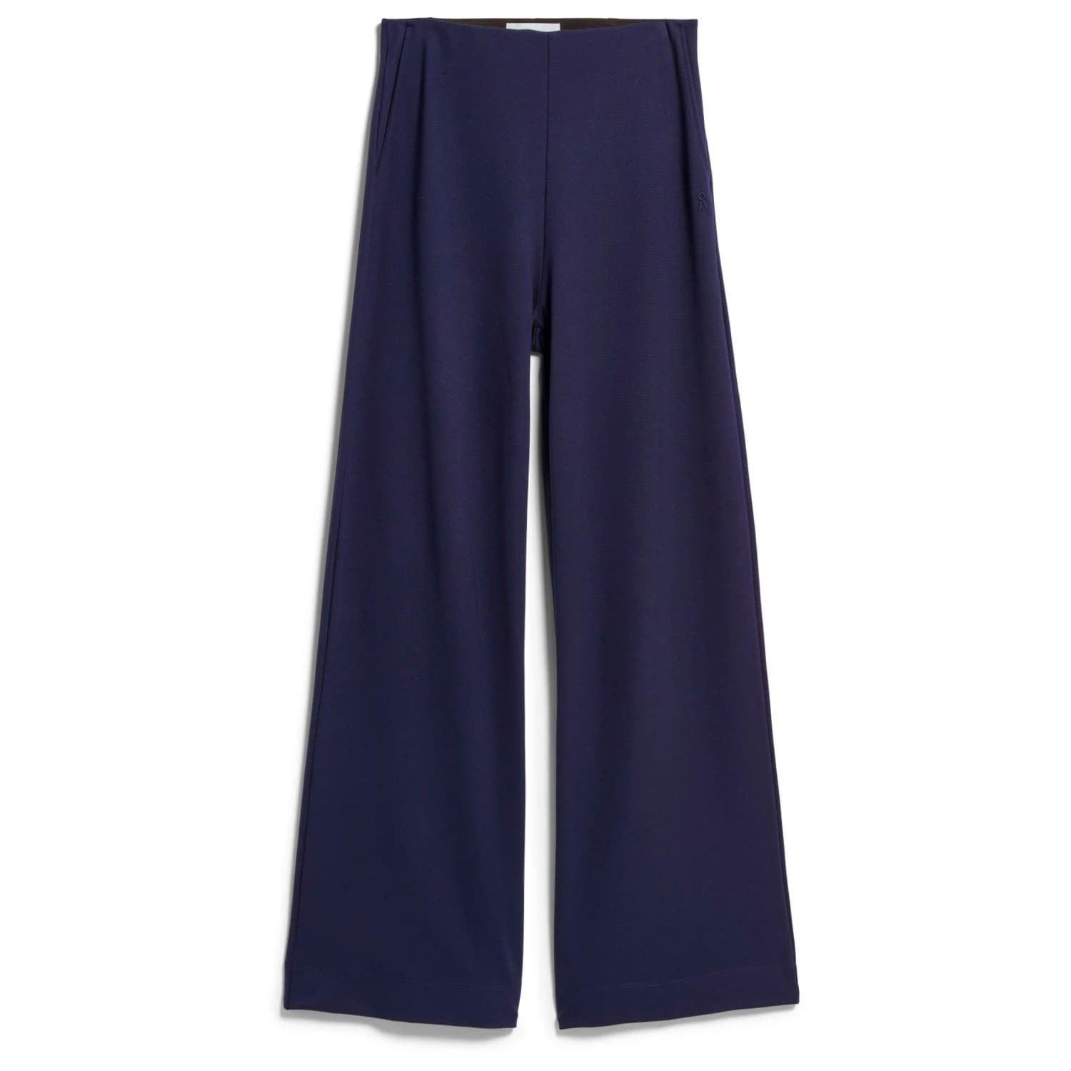 Дамски ежедневен панталон ARMEDANGELS Women's Basic Jersey Wide Leg Pant Casual trousers - Tinted Navy