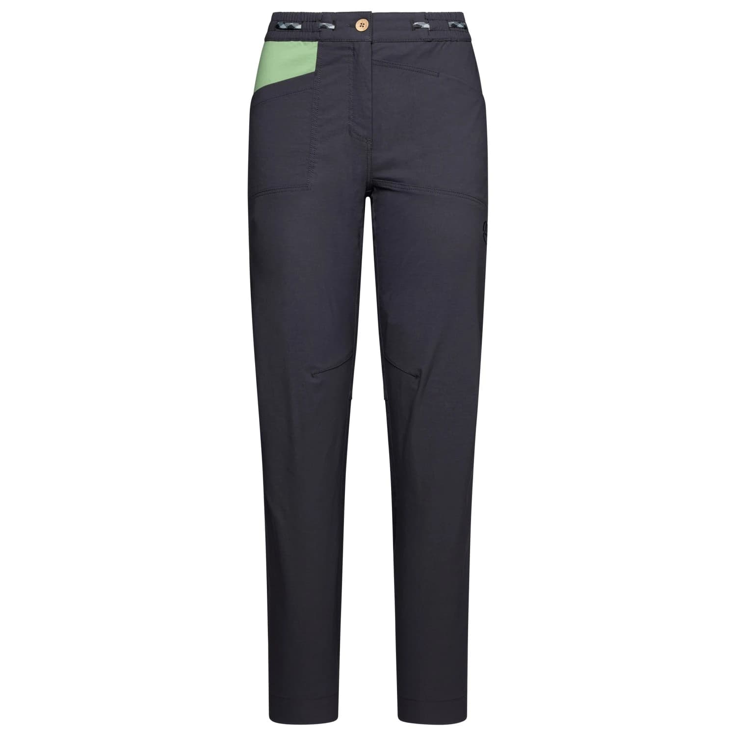 Дамски панталон за катерене La sportiva Women's Mantra Pants Climbing trousers - Onyx / Aspen Green