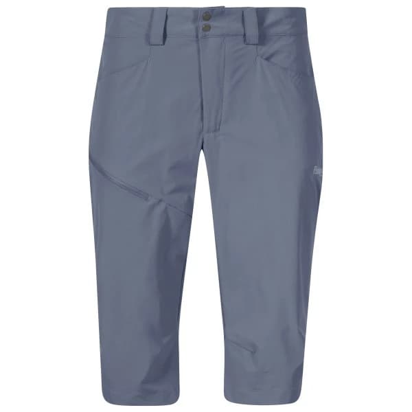 Дамски къси панталони Bergans Women's Vandre Light Softshell Long Shorts Walking trousers - Granite Blue