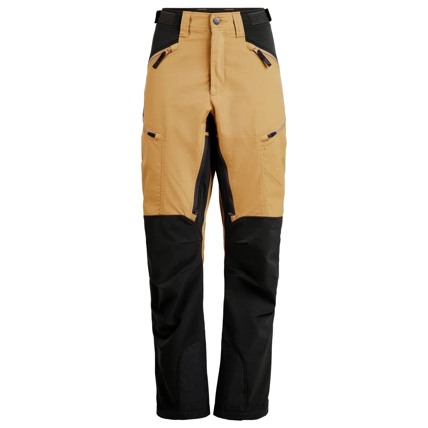 Дамски туристически панталон Lundhags Women's Makke High Waist Curved Pant Walking trousers - Hay / Charcoal