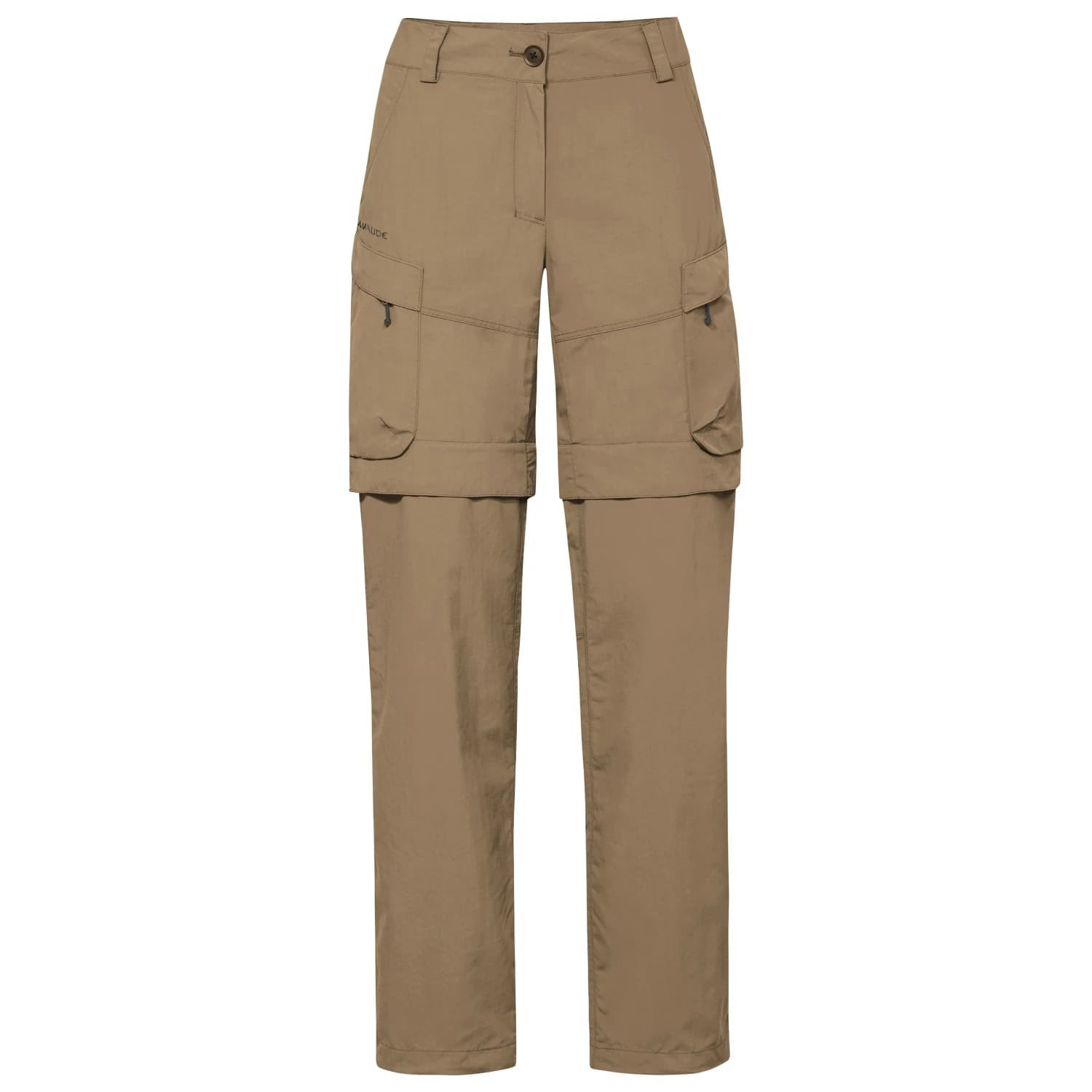Дамски панталон със свалящи крачоли Vaude Women's Neyland Cargo Zip Off Pants Walking trousers - Oat