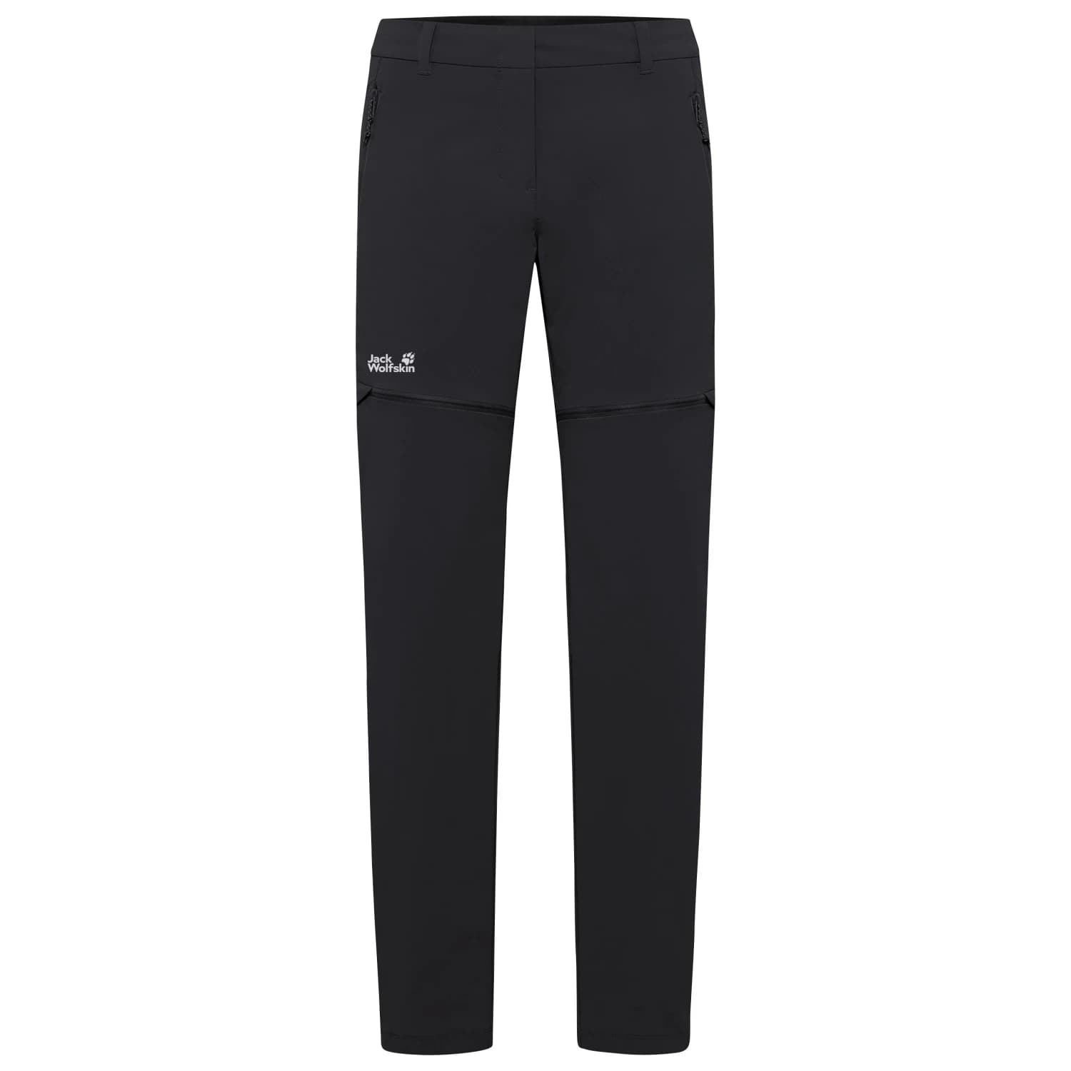 Дамски панталон със свалящи крачоли Jack Wolfskin Women's Hikeout Zip Away Pants Zip-off trousers - Black