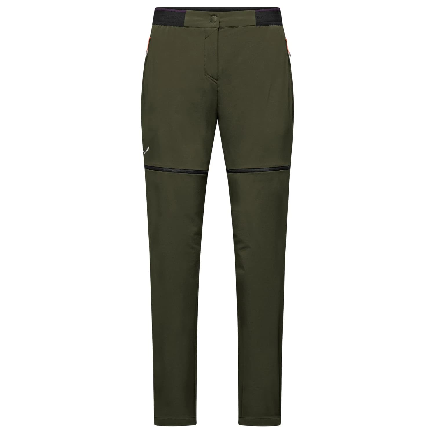 Дамски панталон със свалящи крачоли Salewa Women's Pedroc 3 Durastretch 2in1 Pant Walking trousers - Dark Olive