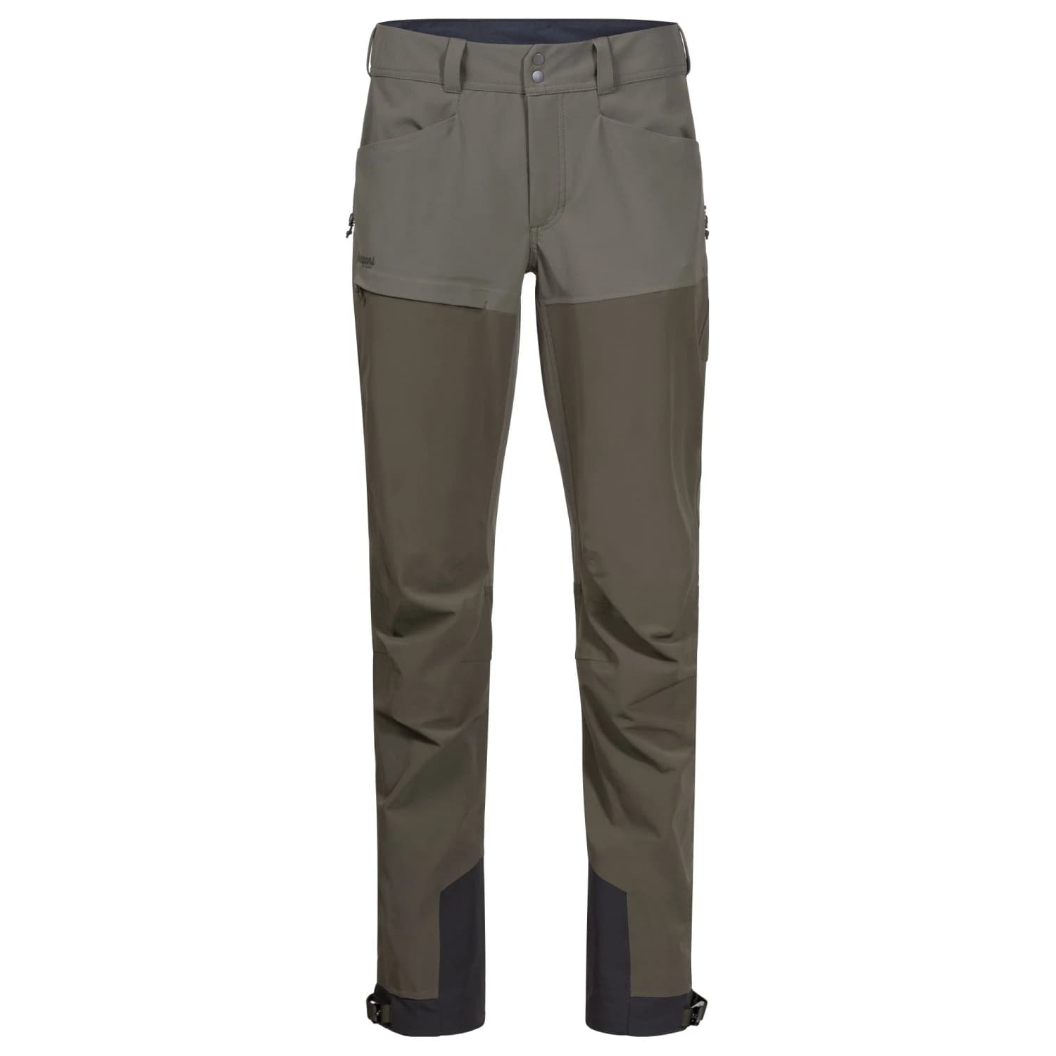 Дамски туристически панталон Bergans Women's Bekkely Hybrid W Pant Walking trousers - Dark Green Mud / Green Mud