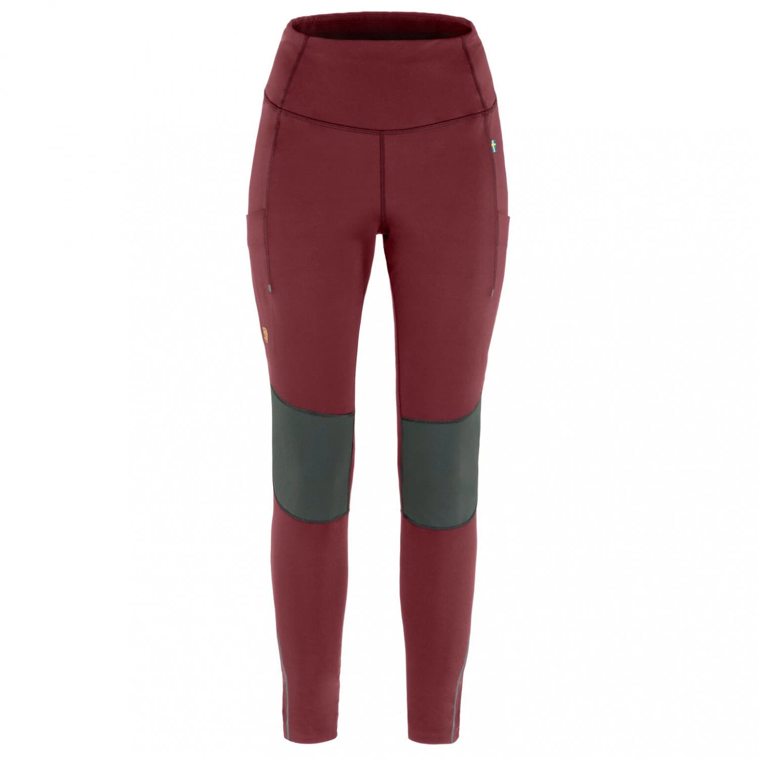 Дамски клин Fjällräven Women's Abisko Värm Trekking Tights Leggings - Port / Iron Grey