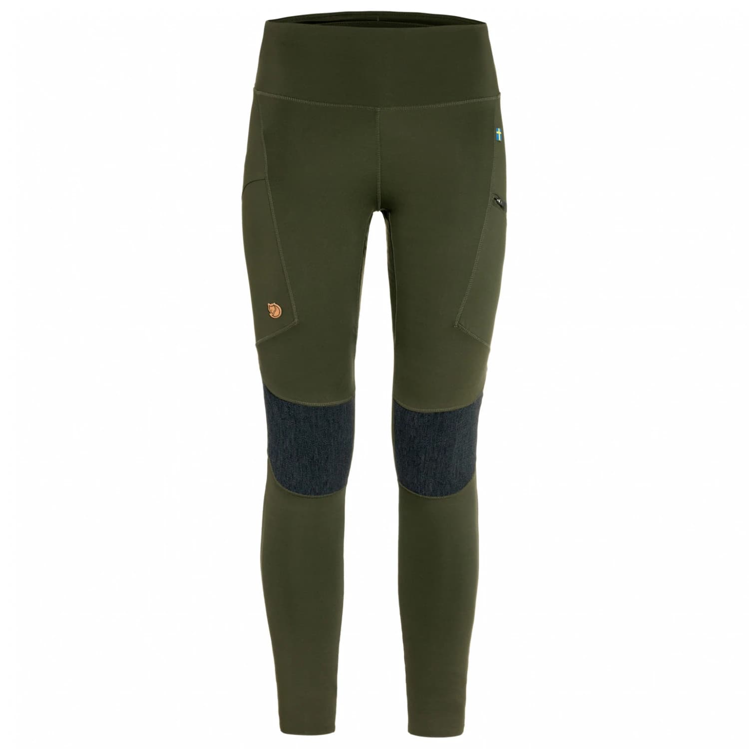Дамски клин Fjällräven Women's Abisko Trekking Tights HD Leggings - Deep Forest