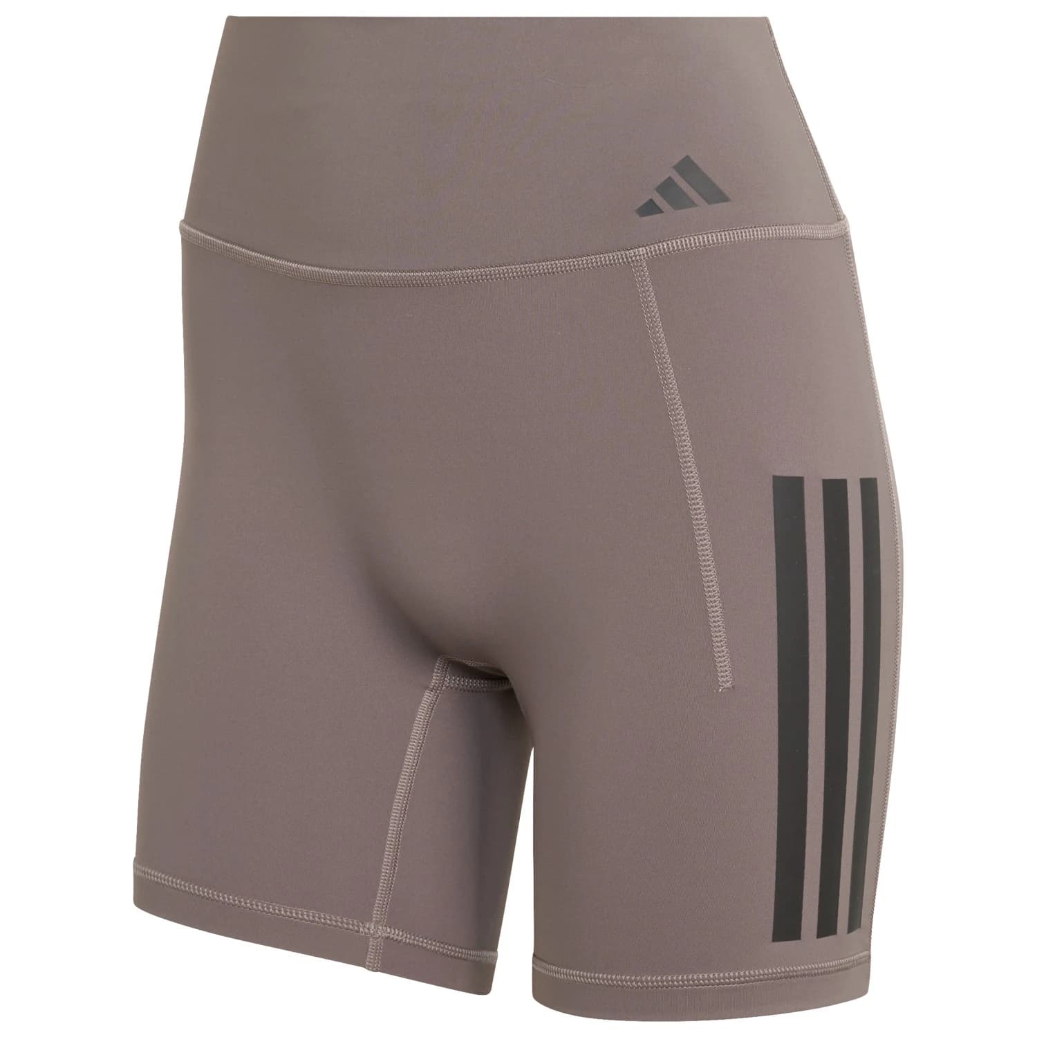 Дамски клин adidas Women's Optime 3-Stripes Short Leggings - Charcoal