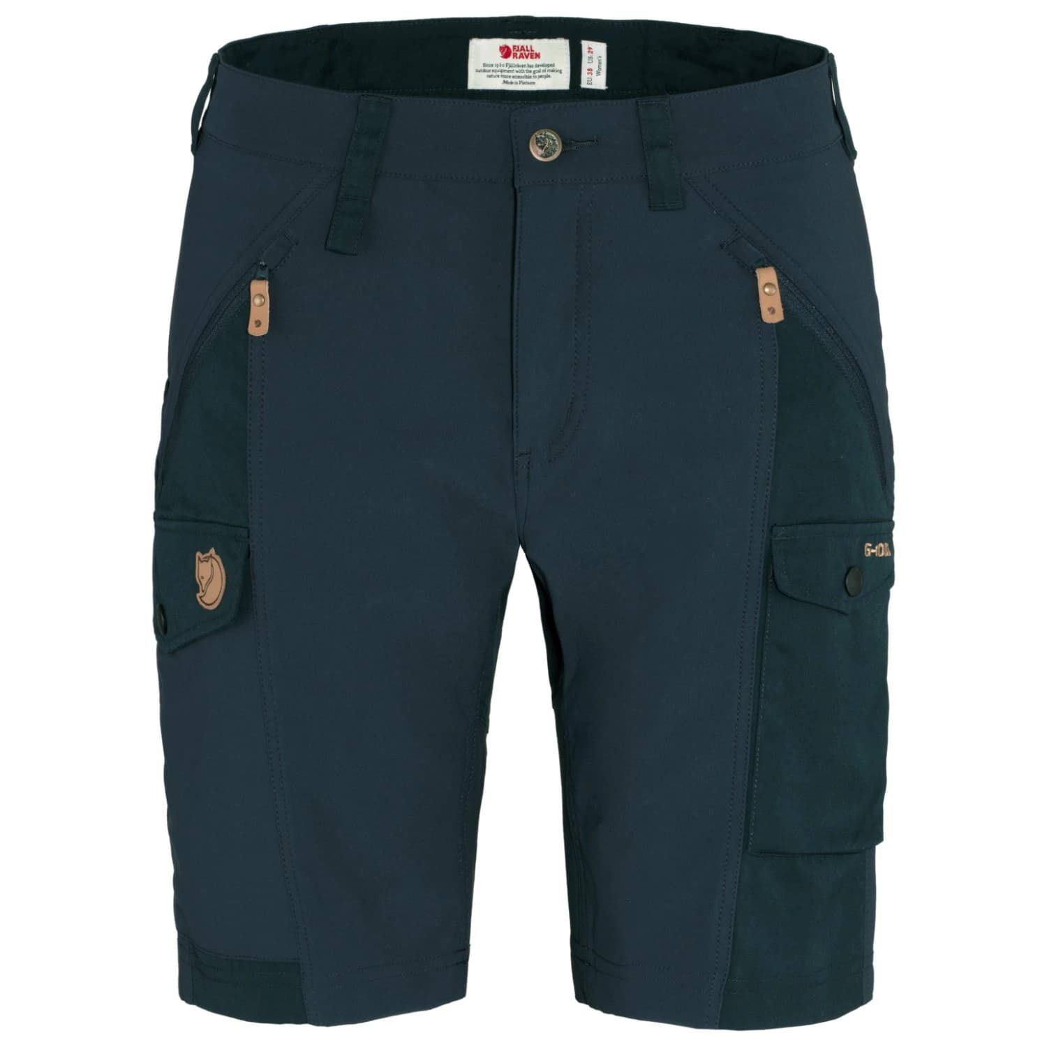 Дамски къси панталони Fjällräven Women's Nikka Shorts Curved Shorts - Dark Navy