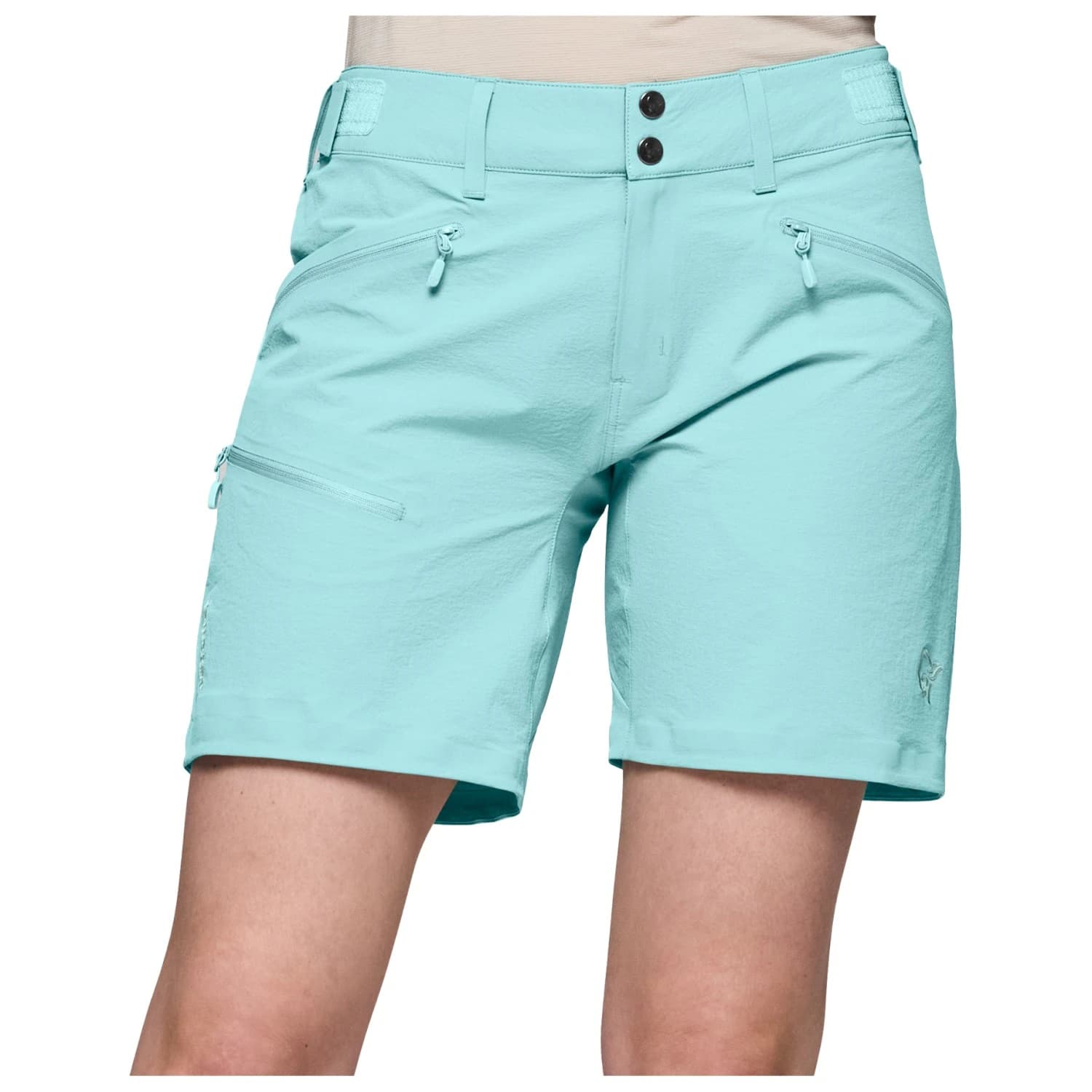 Дамски къси панталони Norrøna Women's Falketind Flex1 Shorts - Aqua Haze