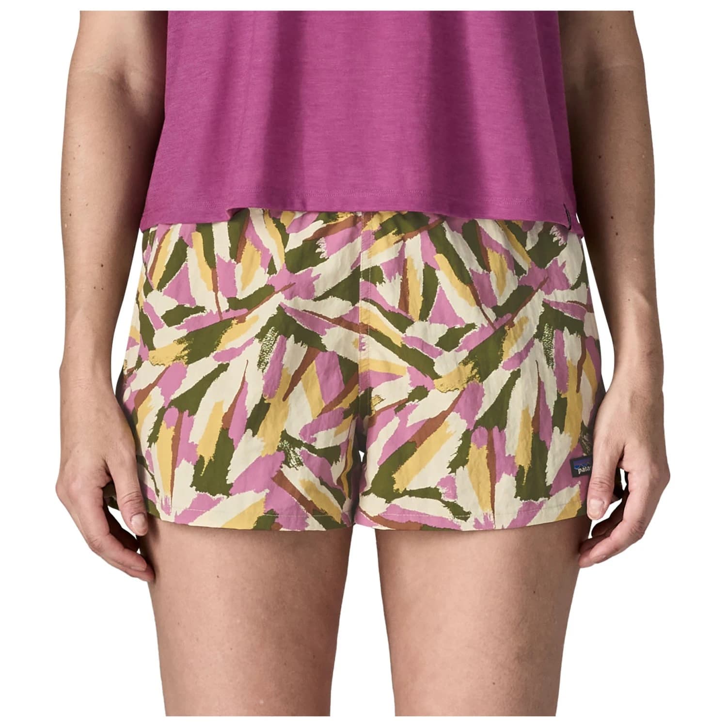 Дамски къси панталони Patagonia Women's Barely Baggies Shorts - Small Sunshine: Natural