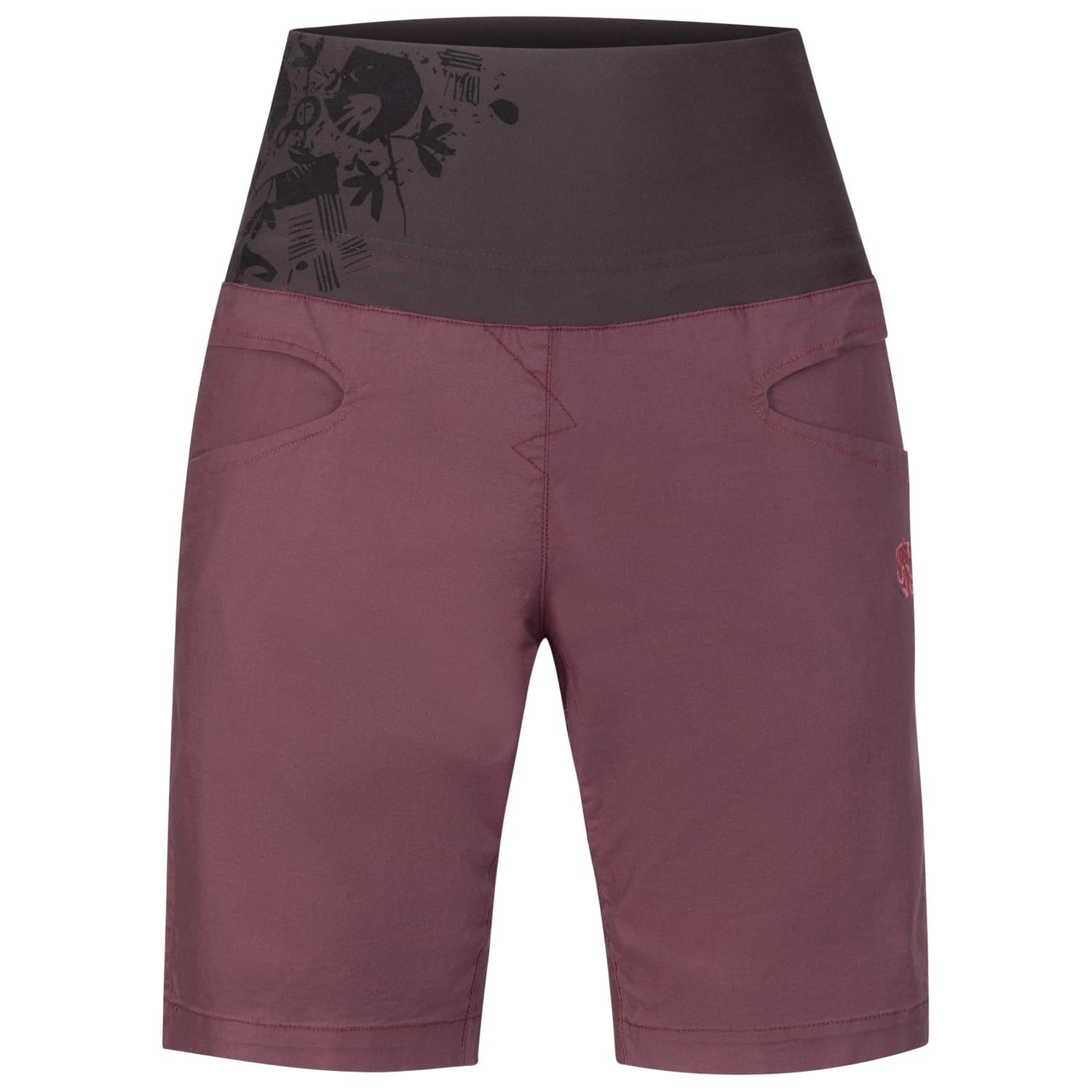 Дамски къси панталони Rafiki Women's Muriel Shorts - Plum Wine