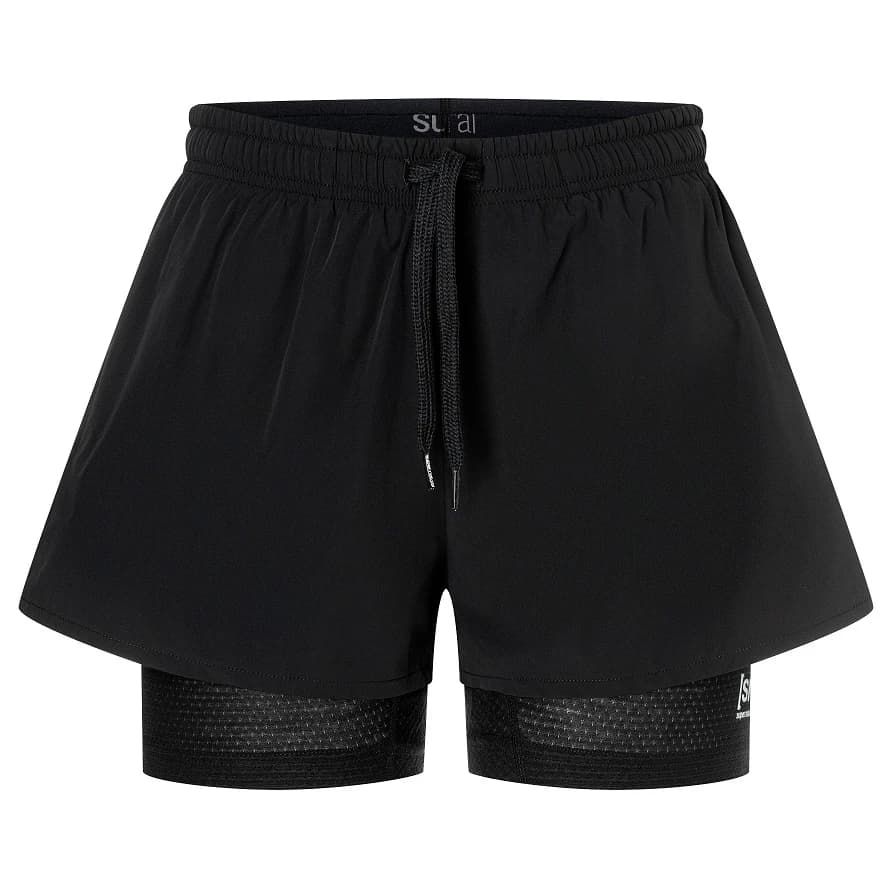 Дамски къси панталони super.natural Women's Double Layer Shorts - Jet Black