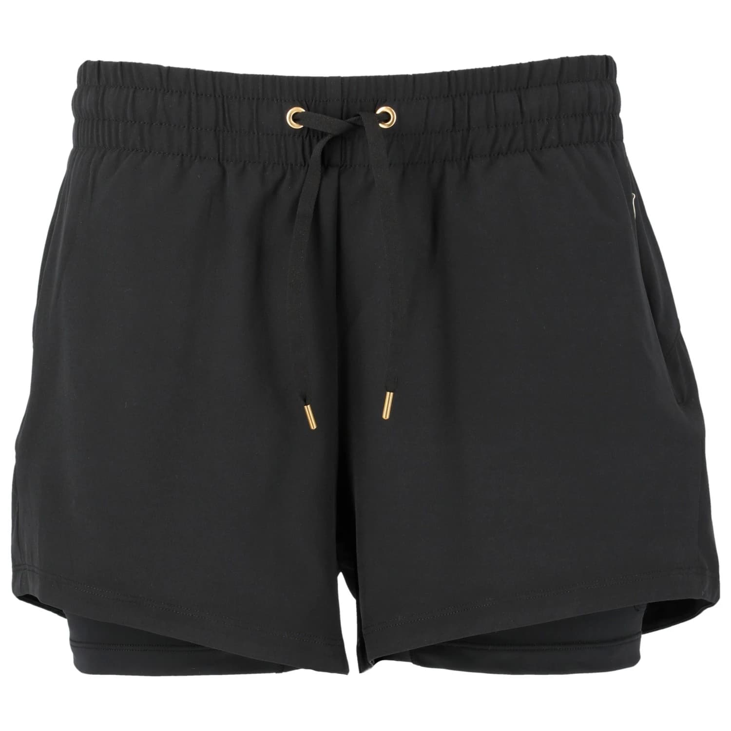 Дамски къси панталони Athlecia Women's Timmie V2 2-in-1 Shorts - Black