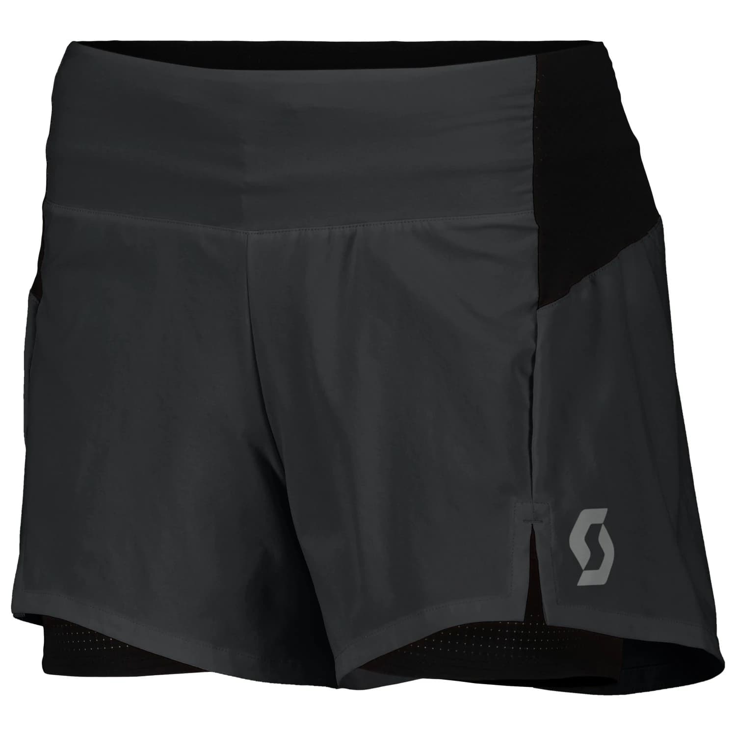 Дамски шорти за бягане Scott Women's Hybrid Shorts Endurance Tech Running shorts - Black
