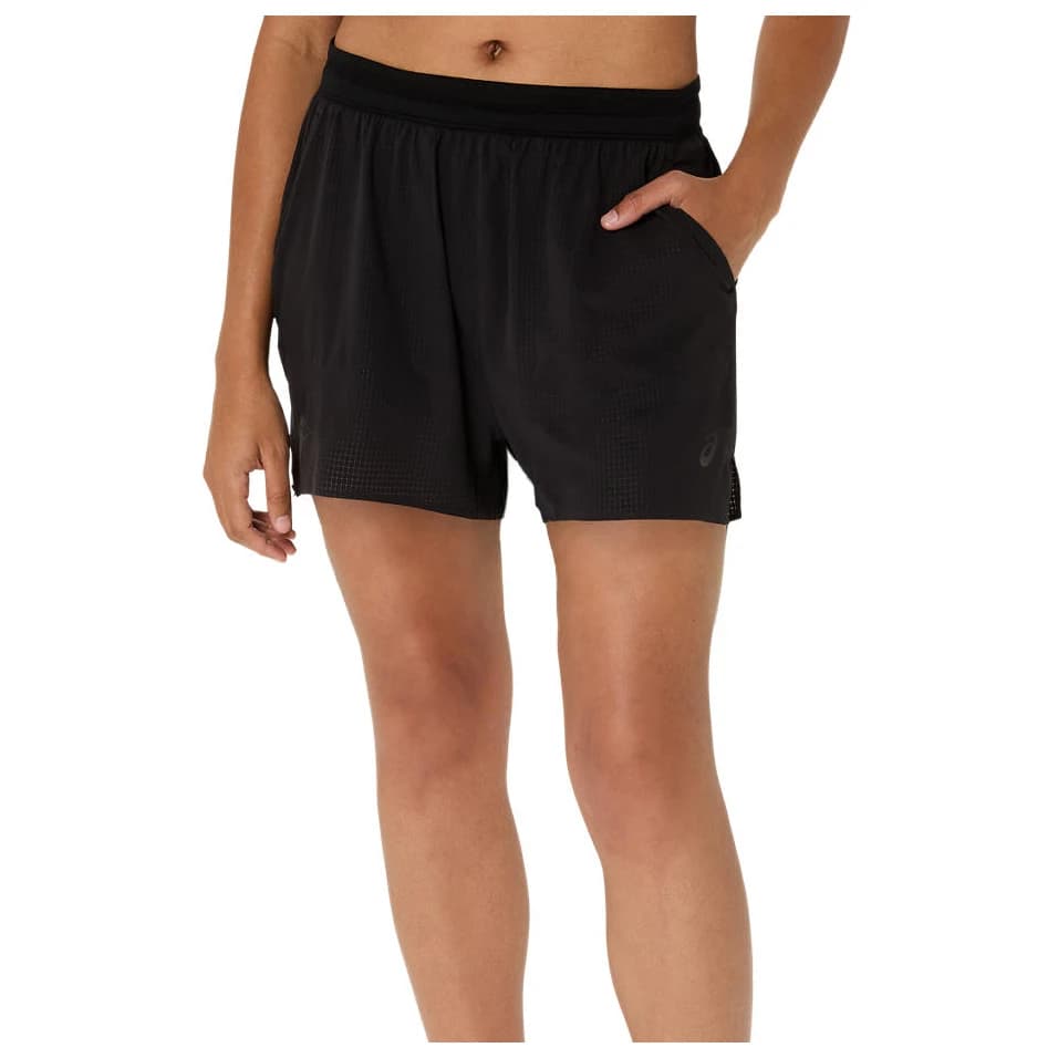 Дамски шорти за бягане Asics Women's Fujitrail Elite Short Running shorts - Performance Black